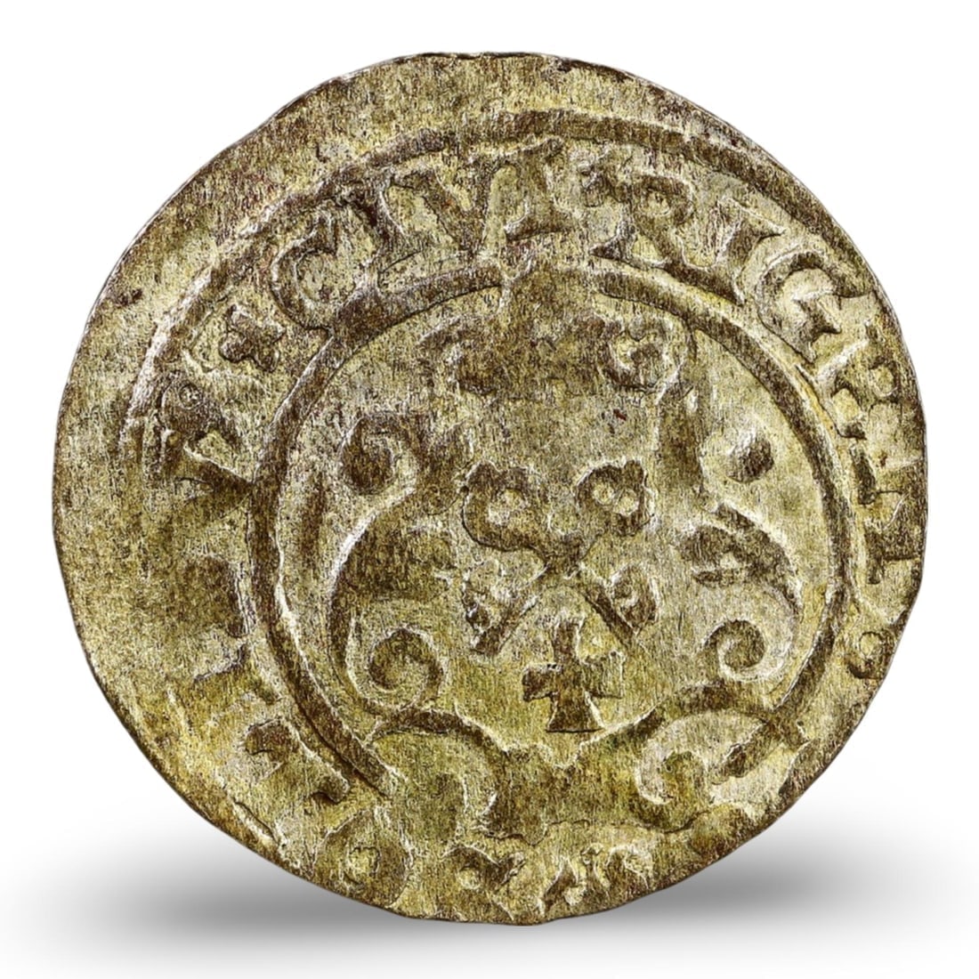 Antique Medieval European Billion Silver Coin (17mm, 1.05g): **Dimension information at the bottom section after Condition** Welcome to the No Reserve Antique Treasures Auction, where history comes alive through an extraordinary collection of treasures spanning