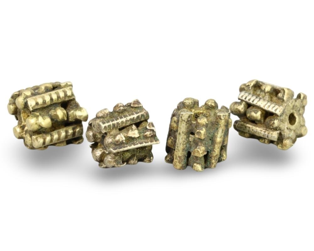 Viking Hacksilver Hoard Beads Featuring Pseudo Granulation Patterns: **Dimension information at the bottom section after Condition** Our highly anticipated Antique Auction, "Treasures of the Ancient and Medieval World," offering an unparalleled opportunity for collecto