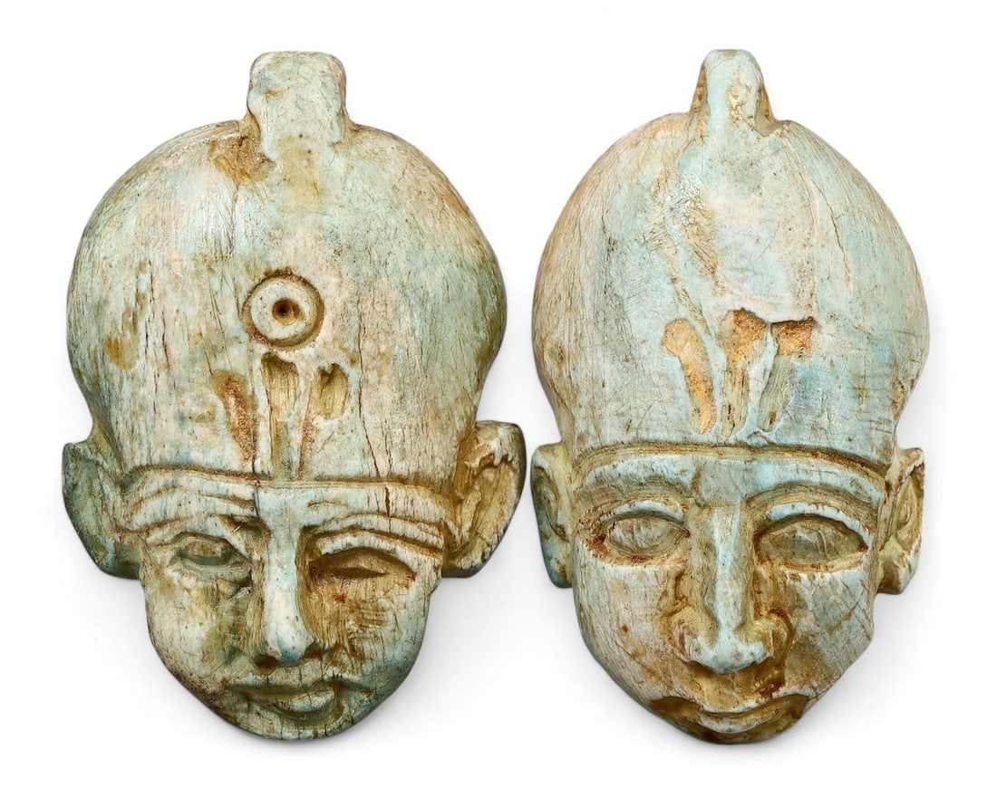 Post-Medieval Egyptian Grand Tour Era Steatite Ancient Symbolic Figure Amulet: **Dimension information at the bottom section after Condition** Our highly anticipated Antique Auction, "Treasures of the Ancient and Medieval World," offering an unparalleled opportunity for collecto