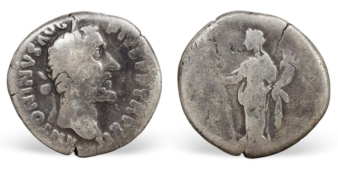 Authentic Ancient Roman Silver Denarius Coin, (18mm, 2.98g): **Dimension information at the bottom section after Condition** Our highly anticipated Antique Auction, "Treasures of the Ancient and Medieval World," offering an unparalleled opportunity for collecto