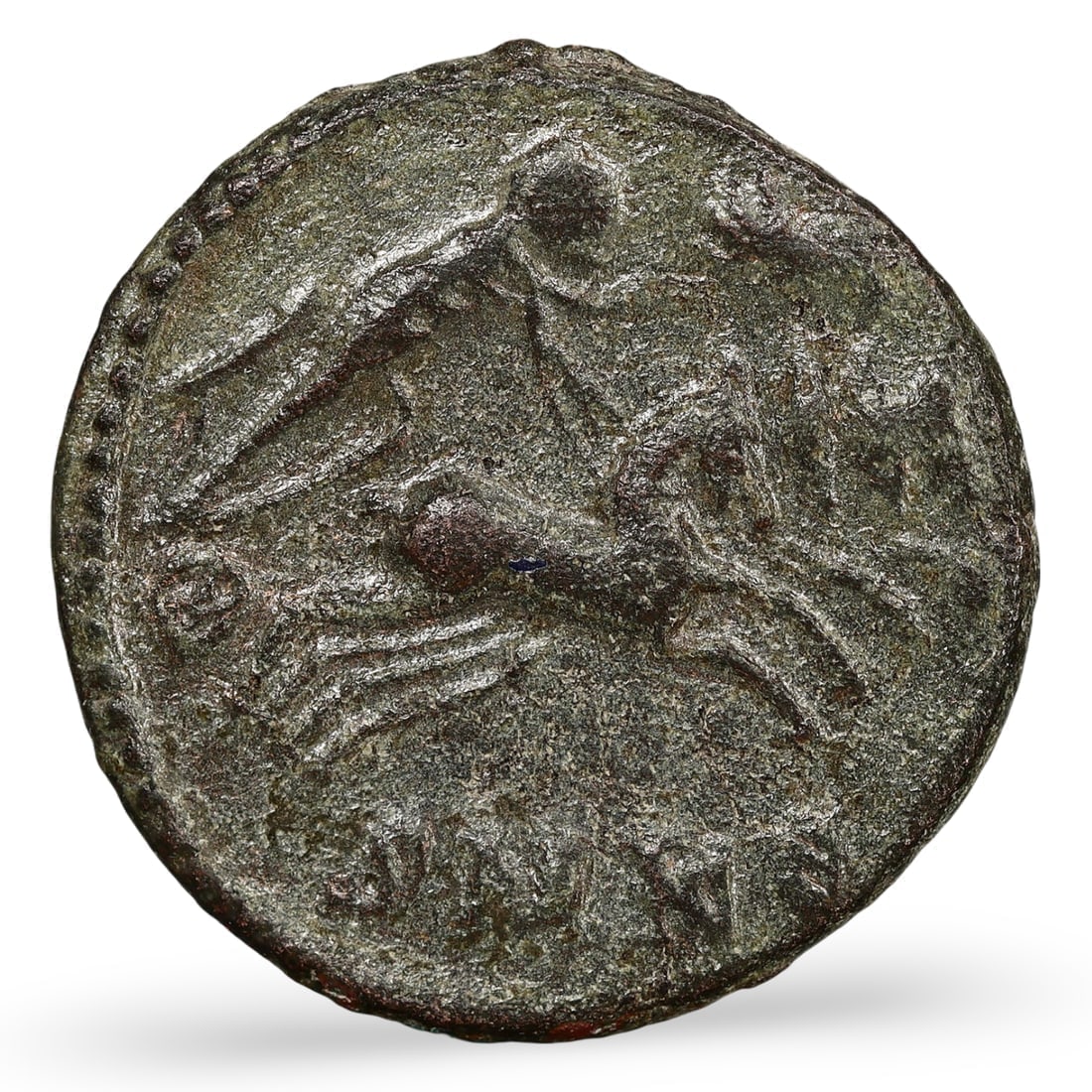 Exquisite Collection of Ancient Roman Symbolic Emperor Imagery Bronze Coin: **Dimension information at the bottom section after Condition** Our highly anticipated Antique Auction, "Treasures of the Ancient and Medieval World," offering an unparalleled opportunity for collecto