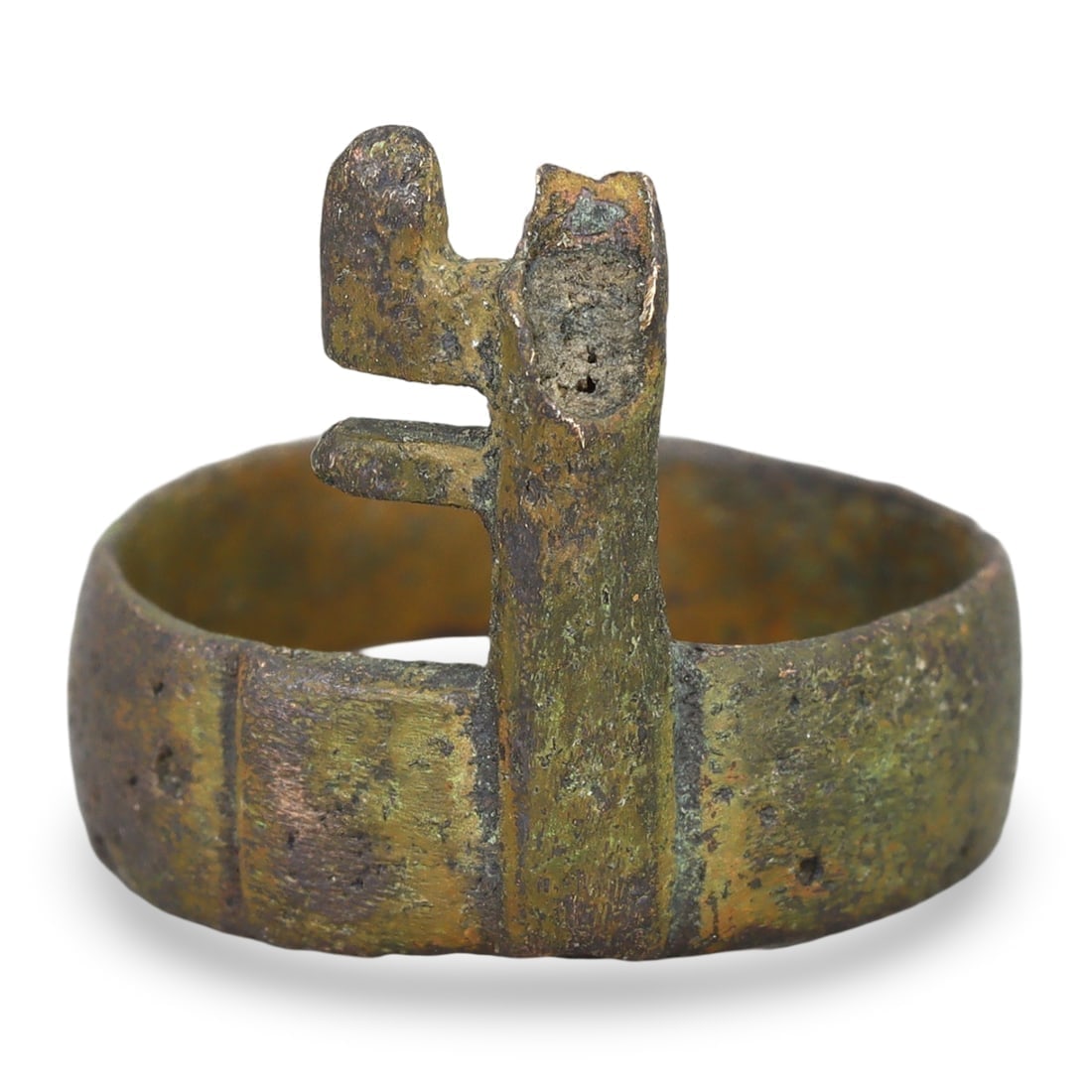 Authentic Ancient Medieval European Viking Era Bronze Ring: **Dimension information at the bottom section after Condition** Our highly anticipated Antique Auction, "Treasures of the Ancient and Medieval World," offering an unparalleled opportunity for collecto