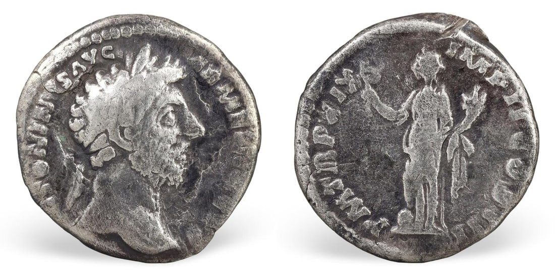 Authentic Ancient Roman Silver Denarius Coin, (17mm, 2.60g): **Dimension information at the bottom section after Condition** Our highly anticipated Antique Auction, "Treasures of the Ancient and Medieval World," offering an unparalleled opportunity for collecto
