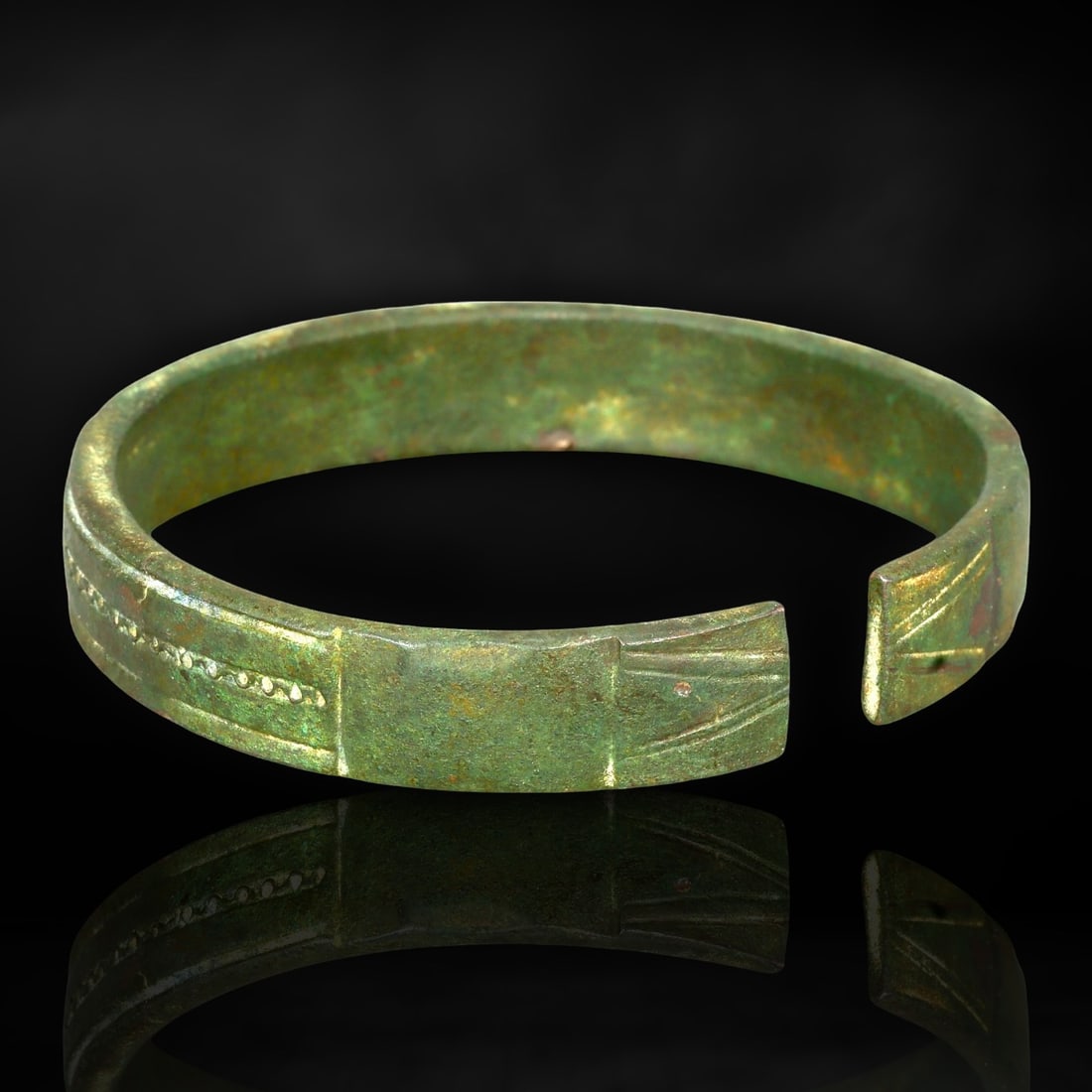 Ancient Celtic Bronze Armlet, Circa 3rd Century BCE (1 of 3)