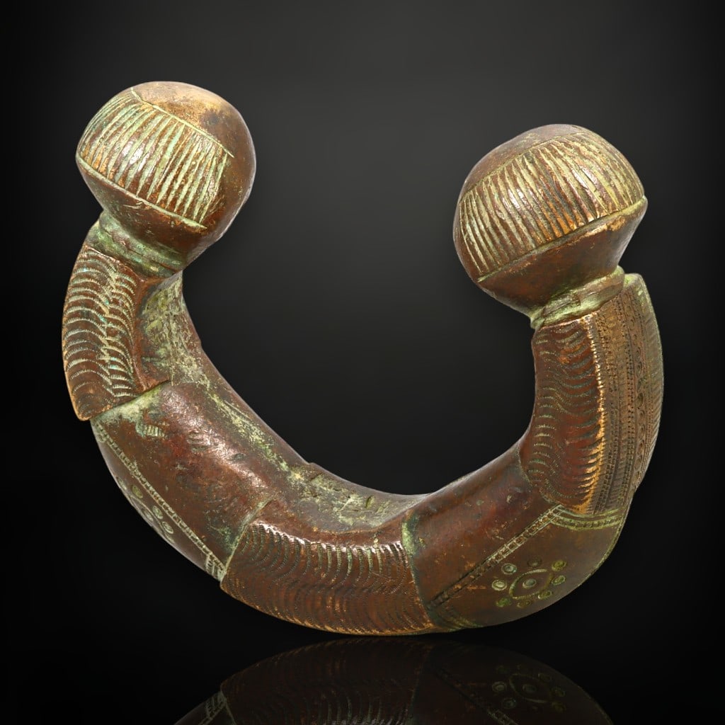 Antique West African Tribal Bronze Currency Bracelet (c. 18th-19th Century) (1 of 3)