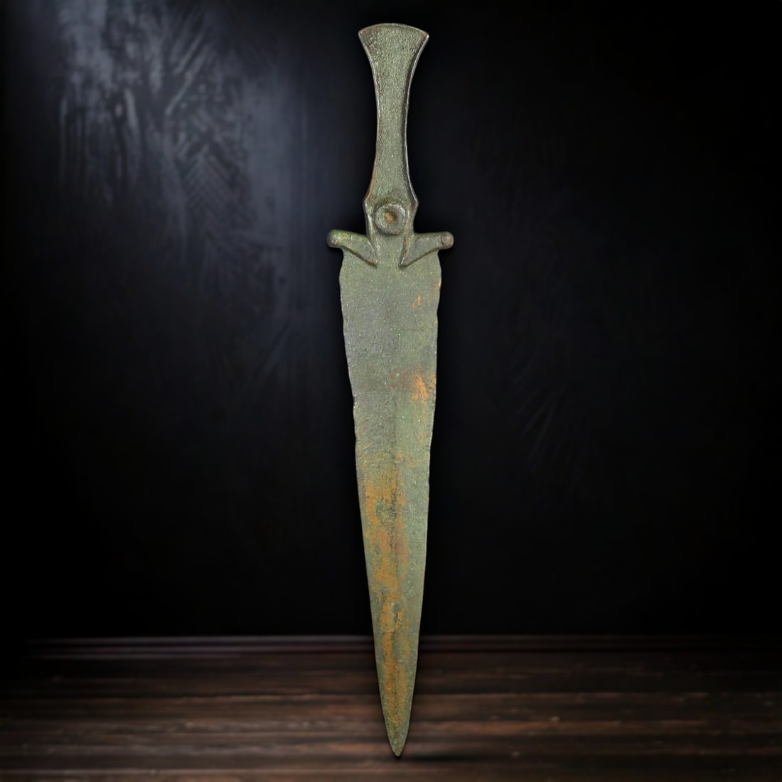 Ancient Luristan Bronze Dagger with Winged Hilt, Circa 10th Century BCE (1 of 2)