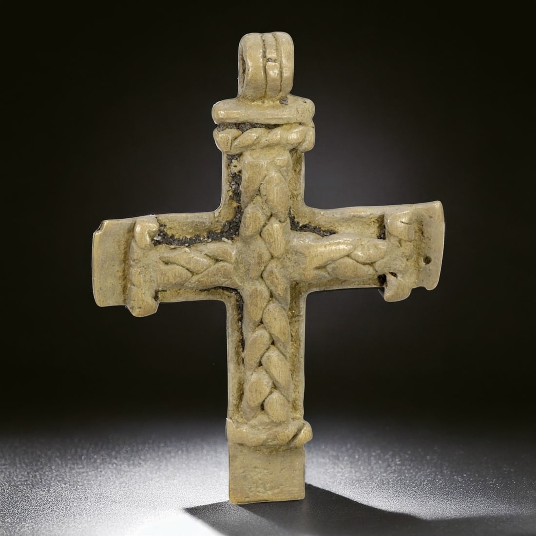 Antique Ethiopian Copper Alloy Cross, c. 18th-19th Century (1 of 2)