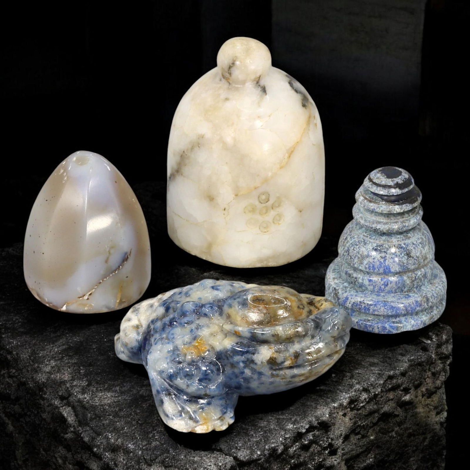 SILK ROAD: Set of Stone Carvings from Nishapur, 9th-12th Century AD (1 of 1)