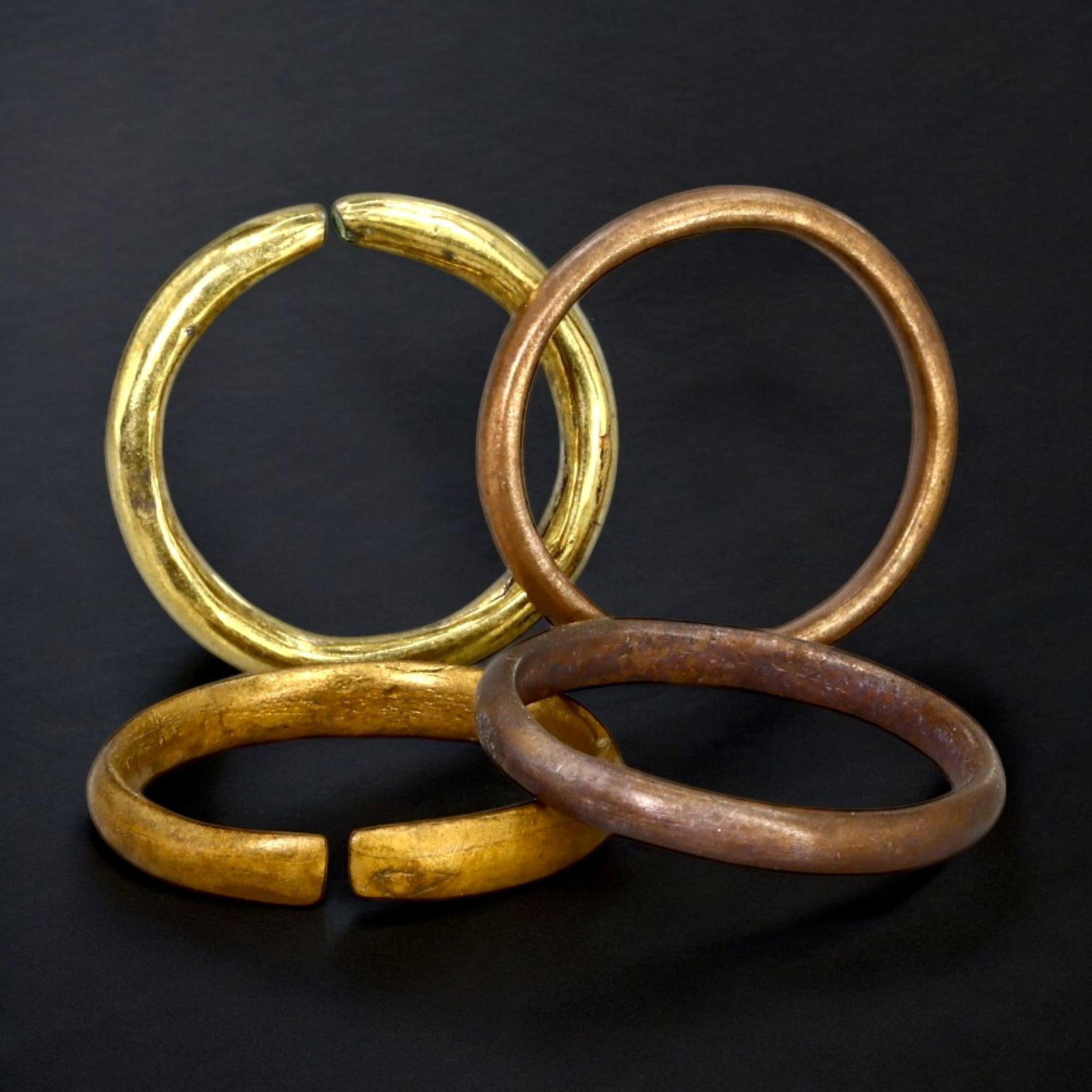 VIKING AGE: Lot of 4 Engagement Rings, 9th-11th Century CE (12g, 8.75-10 US) (1 of 1)