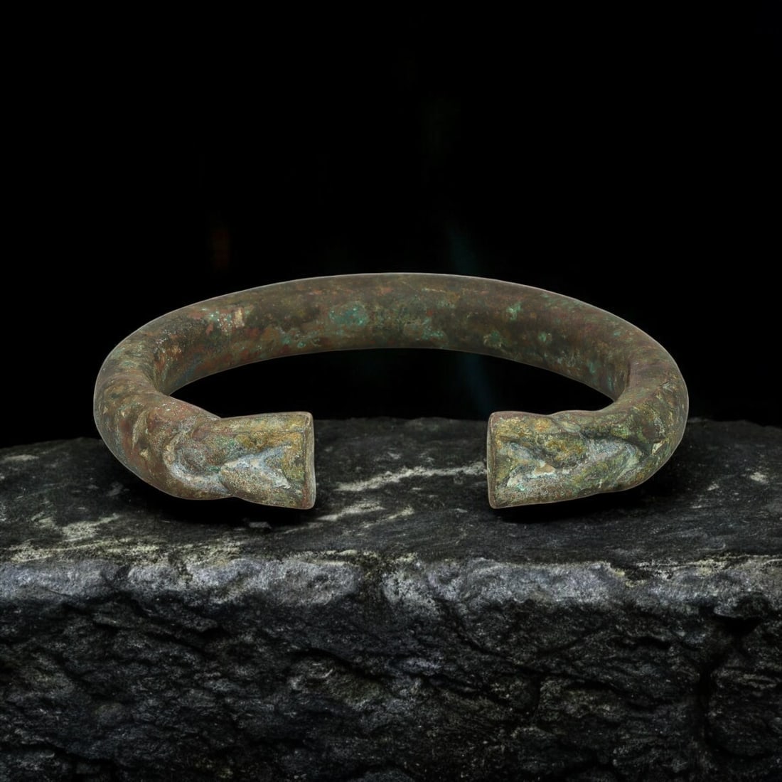 CELTIC: Bronze Bracelet with Braided Patterns, 700-200 BCE (1 of 2)