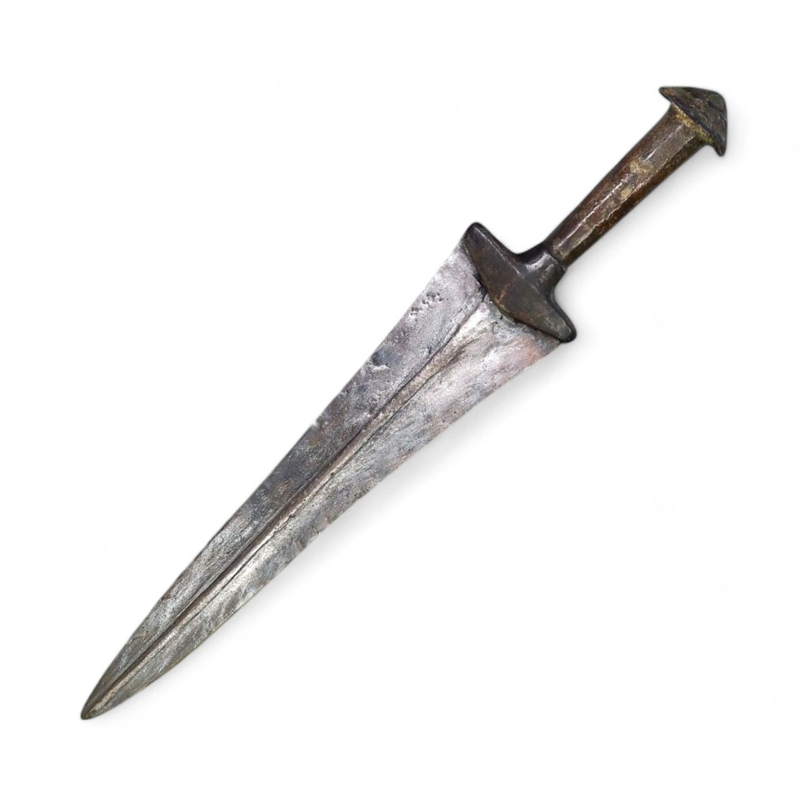 ANCIENT NEAR EAST: Luristan Bronze Short Sword, c. 1000-700 BCE (42cm x 8cm, 503g) (1 of 2)