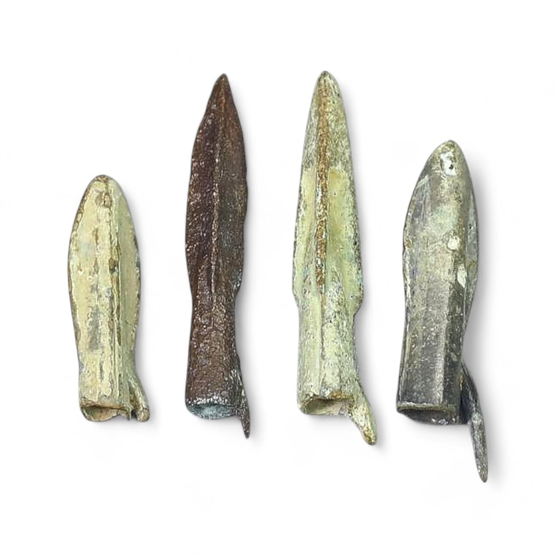SCYTHIAN BRONZE ARROWHEADS: 6th-3rd Century BCE (11g, 2.5-4cm, 4pcs) (1 of 1)