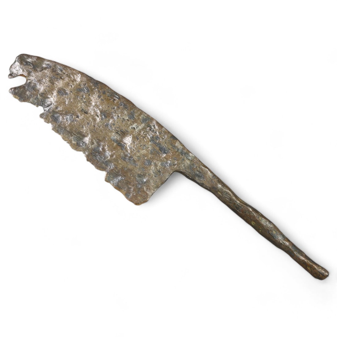 SLAVIC IRON BLADE: Early Medieval Slavic Artifact, Kiev Region, 9th-11th CE (16.5 x 3.5 cm, 63g) (1 of 1)
