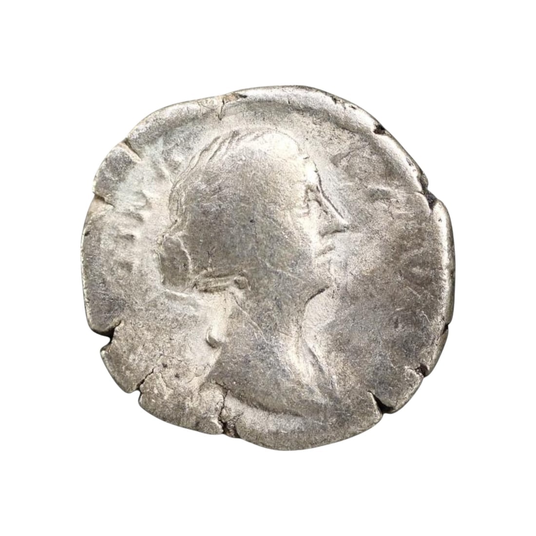 ROMAN EMPIRE: Silver Denarius of Faustina the Younger, 176-180 AD (2.4g, 16mm) (1 of 2)