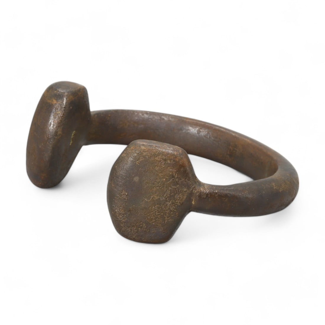 VIKING ERA: Solid Bronze Bracelet, 9th-11th Century CE (8 cm, 176g) (1 of 3)