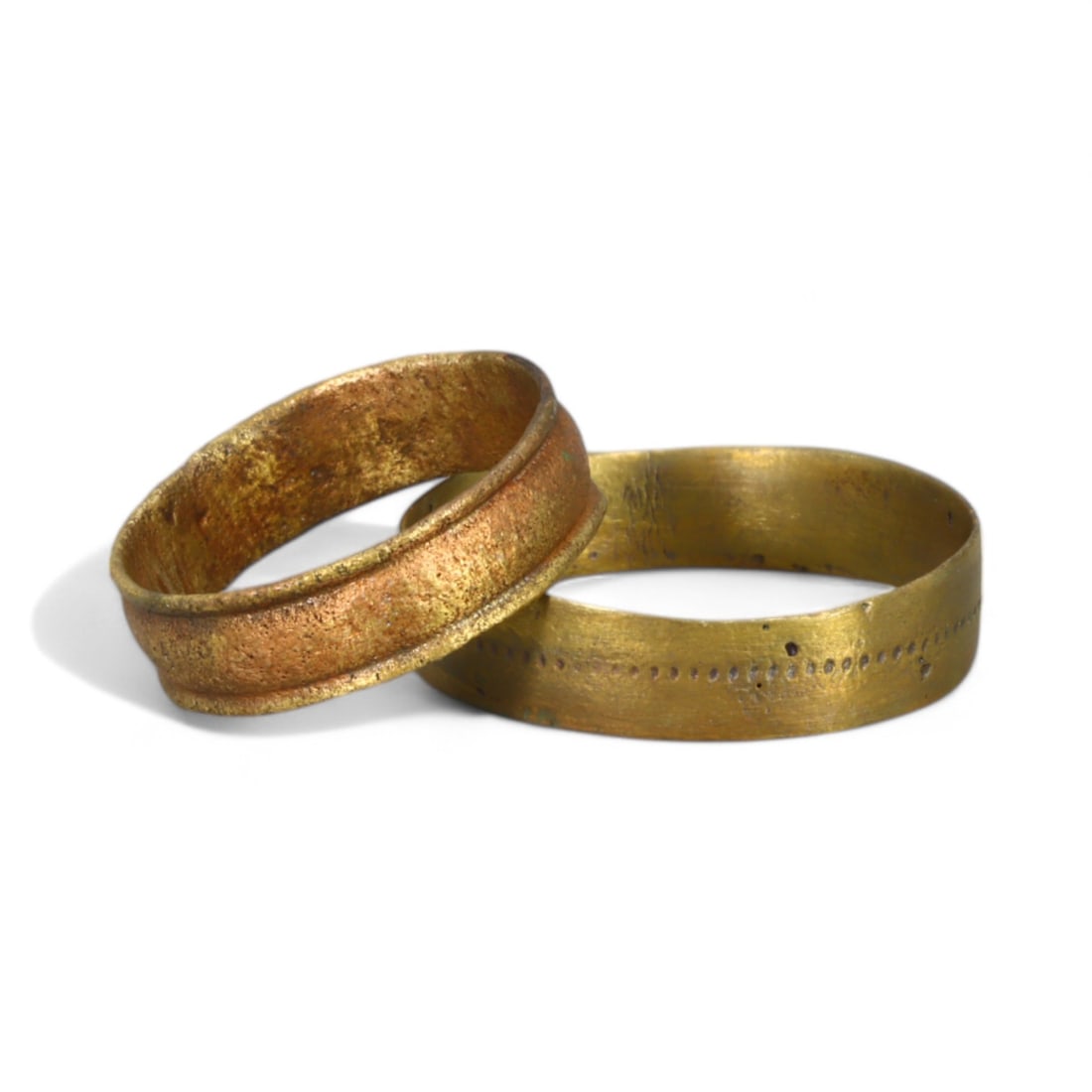 Pair of Ancient Bronze Decorative Bands, 10th-7th Century BCE (3g, 5-10 US) (1 of 1)