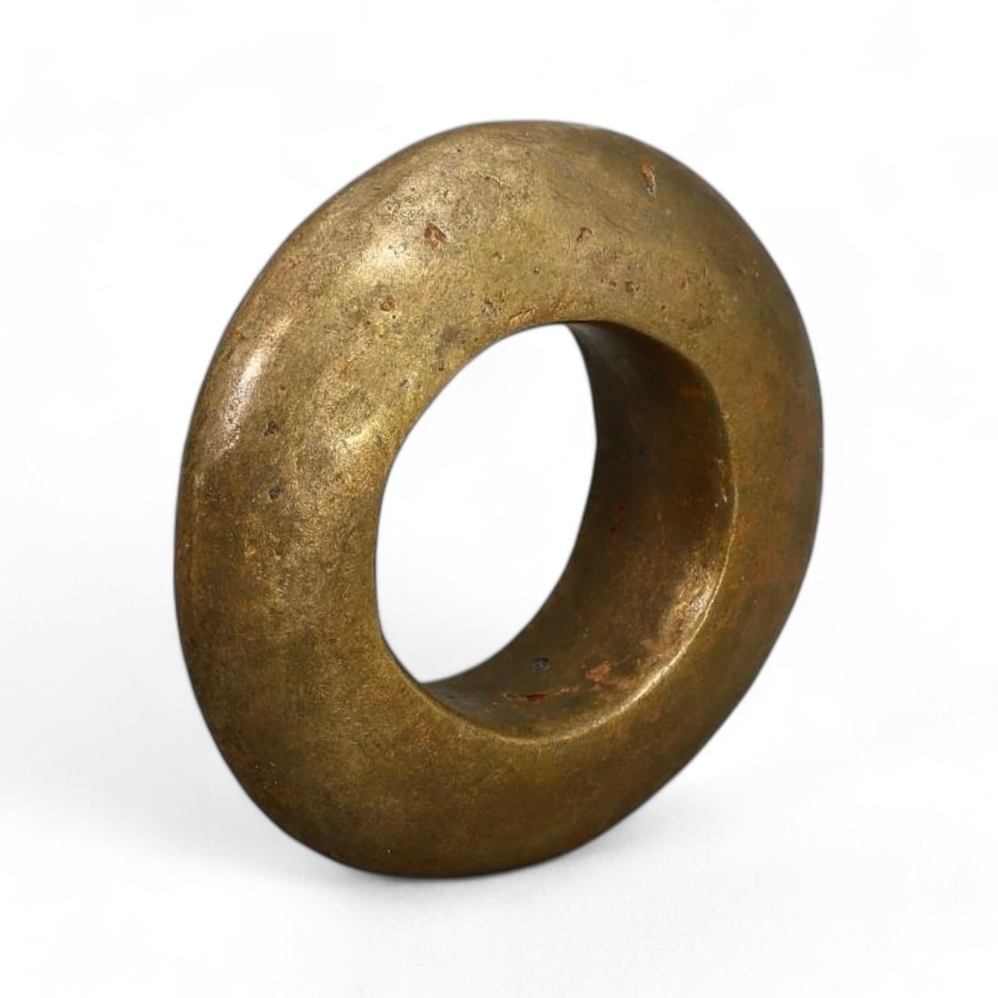 VIKING ERA: Bronze "Trade Currency Ring," Circa 9th-11th Century CE (82g, 4.5x1.5 cm) (1 of 2)