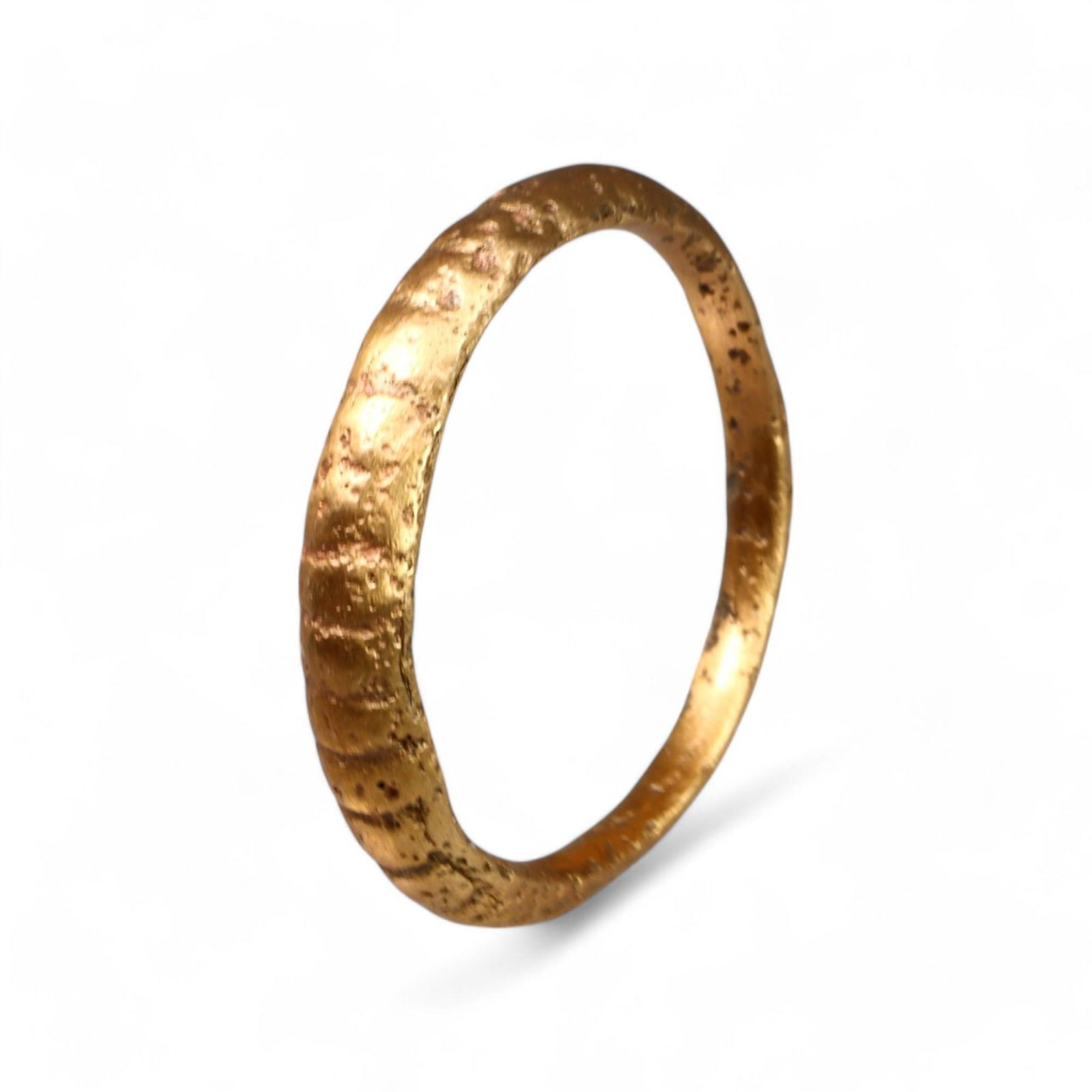 VIKING ERA: Gold-Gilt Ring, Circa 9th-11th Century CE (Size 8.5 US, 3g) (1 of 2)