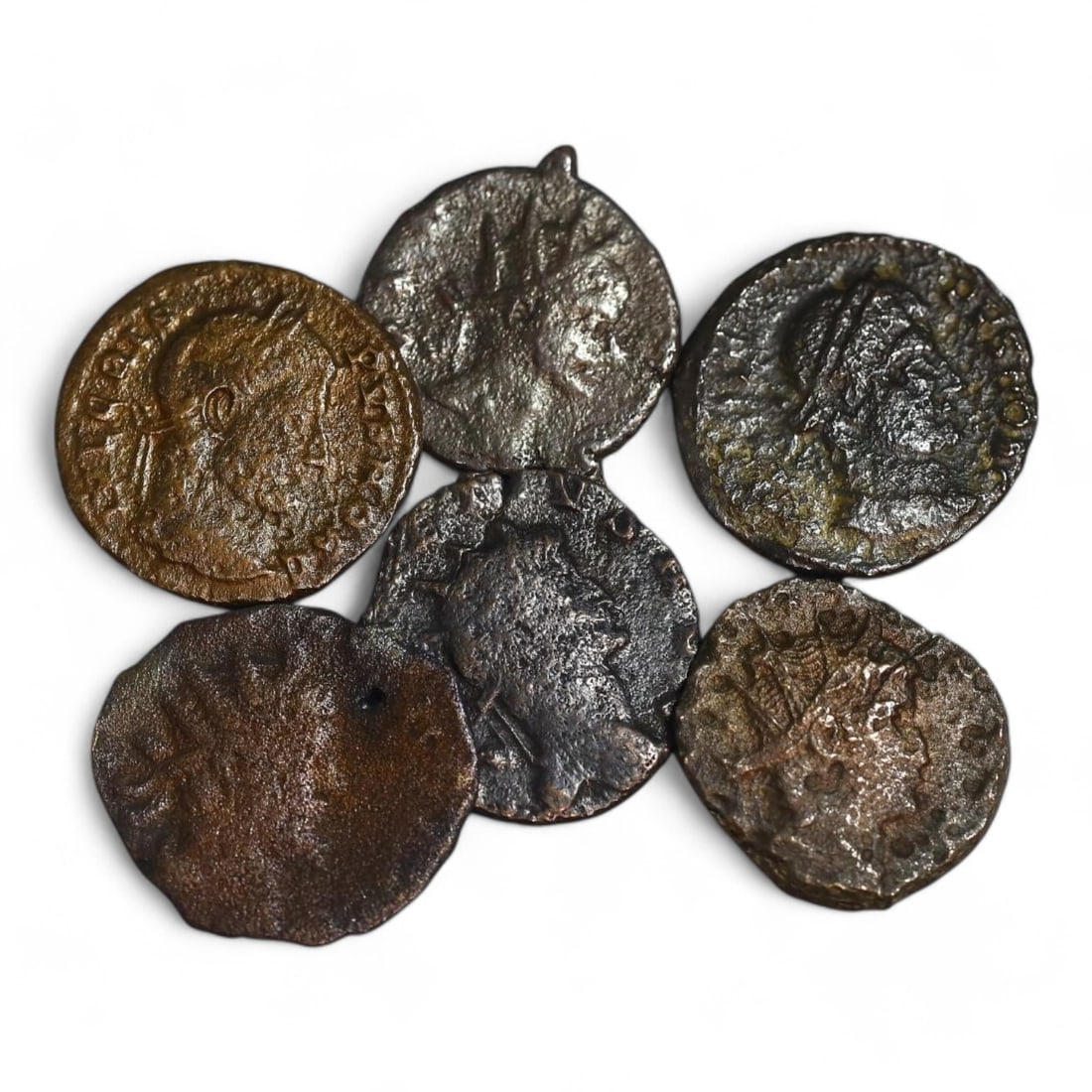 ANCIENT ROMAN EMPIRE: Antoninianus Coin Lot, Circa 3rd Century CE (12g, 16-18mm, 6 Pieces) (1 of 2)