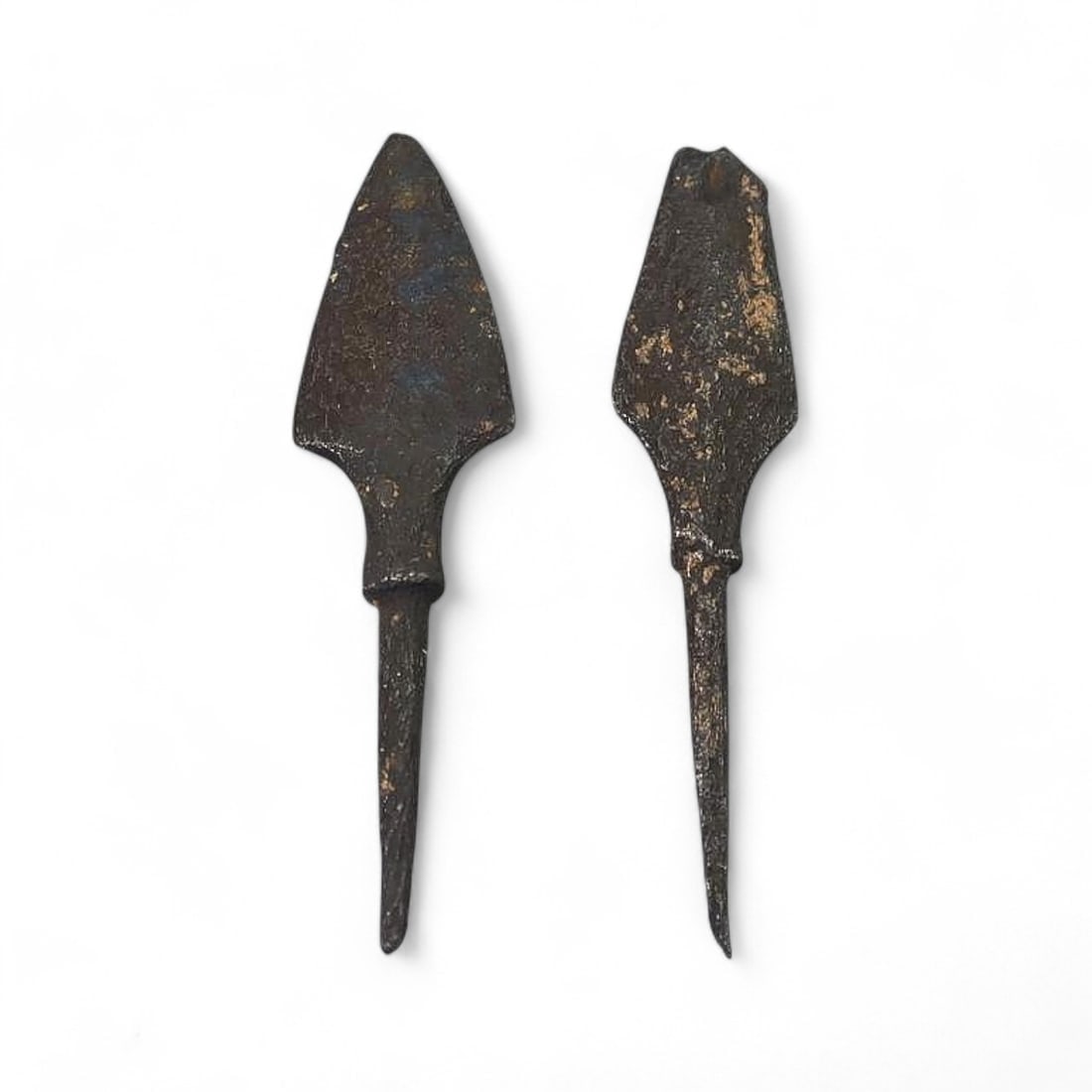 CRUSADER ERA: Lot of 2 Iron Arrowheads, 11th-13th Century CE (11g, 5.5-6cm) (1 of 1)