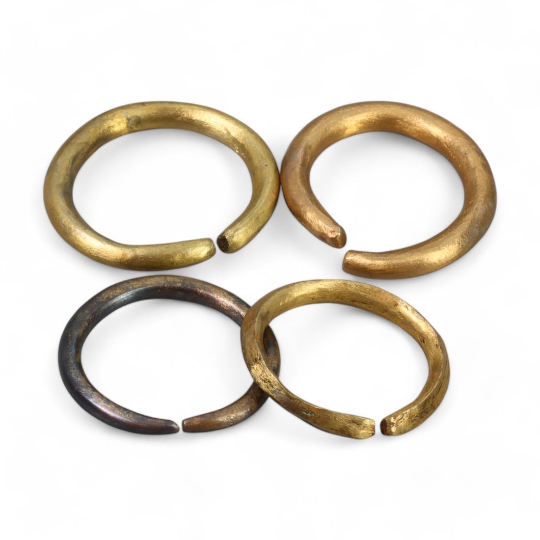 VIKING ERA: Set of Proto-Rings, Circa 9th-11th Century CE (19g, 2.5-3cm, 4 Pieces) (1 of 1)