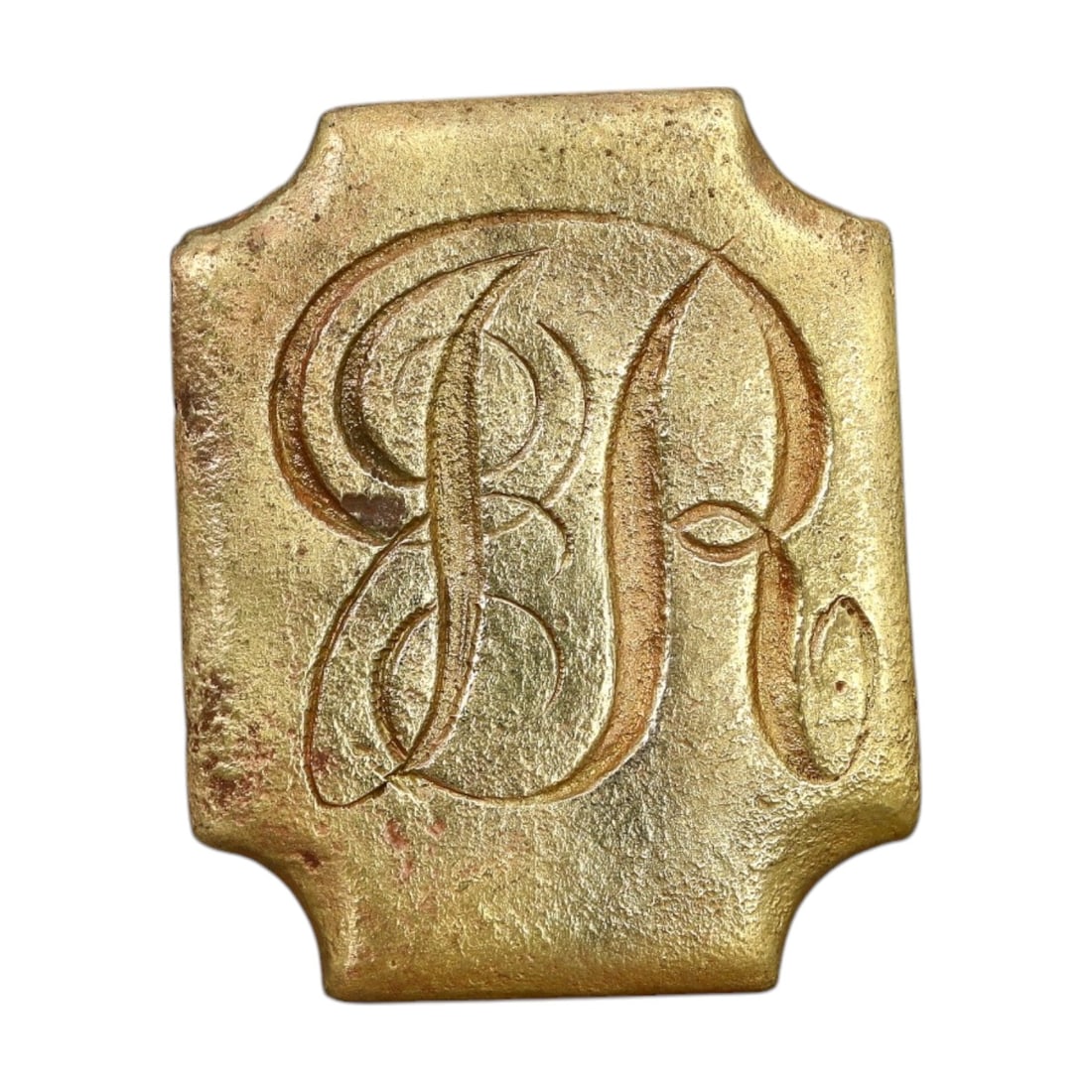 LATE MEDIEVAL: Gold-Gilt Decorative Mount or Applique, Circa 14th-16th Century CE (25g, 4.5x3.5 cm) (1 of 2)