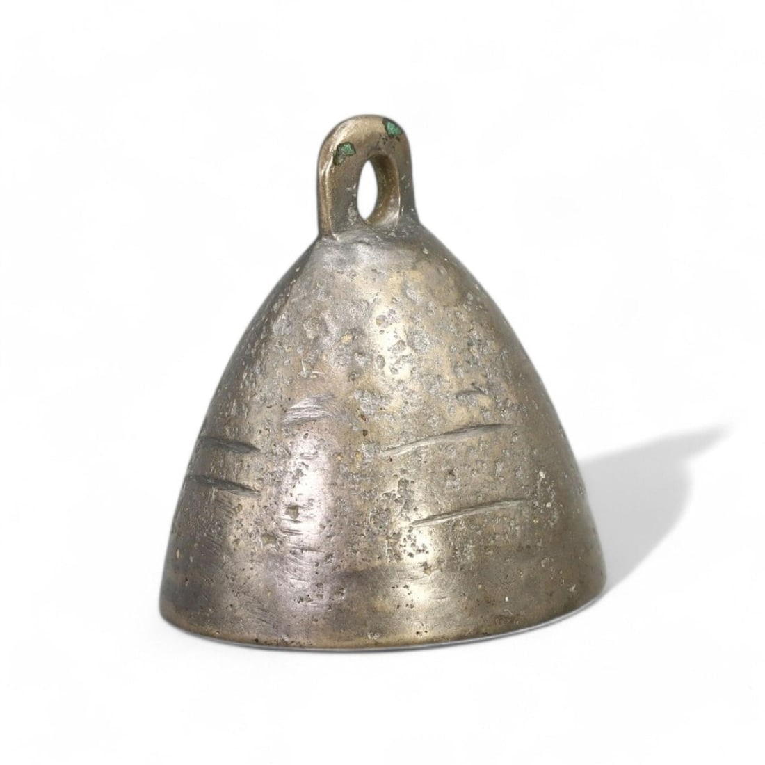 VIKING HACKSILVER BELL, SCANDINAVIA, 9TH-11TH CENTURY (17g, 3x3.5cm) (1 of 2)