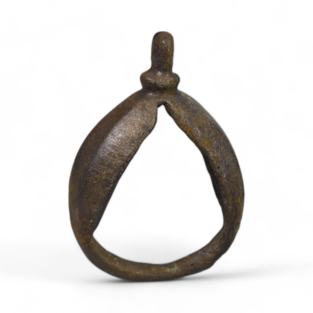 SARACEN ERA: Bronze Archer's "Battle-Ready" Thumb Ring, 12th-14th Century CE (Size 6 US, 12g) (1 of 2)