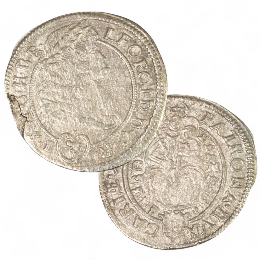 HUNGARY: 3 Kreuzer of Leopold I, 1695 CE (1.3g, 21mm, Silver) (1 of 3)