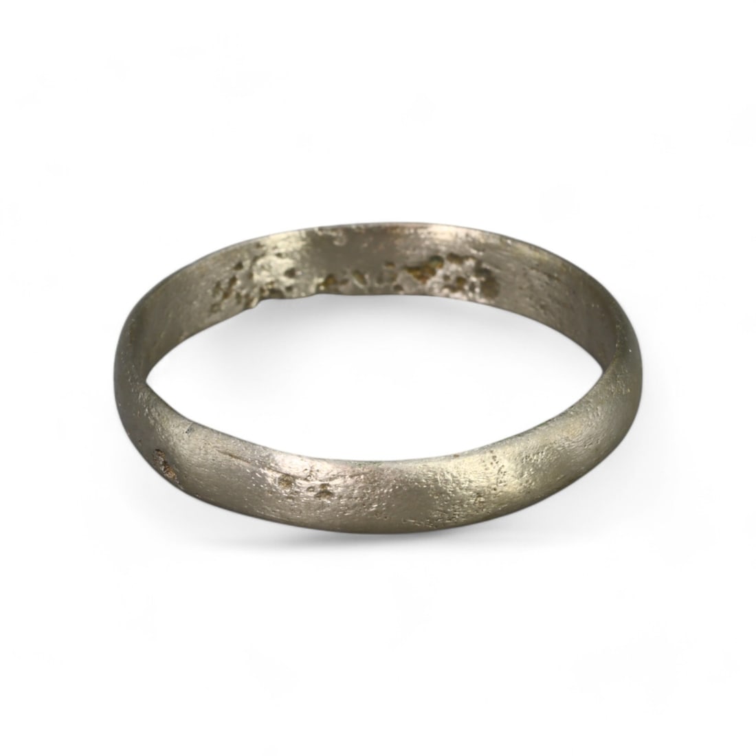 VIKING ERA: Silver "Plain Band" Ring, 9th-11th Century CE (Size 8 US, 1g) (1 of 1)