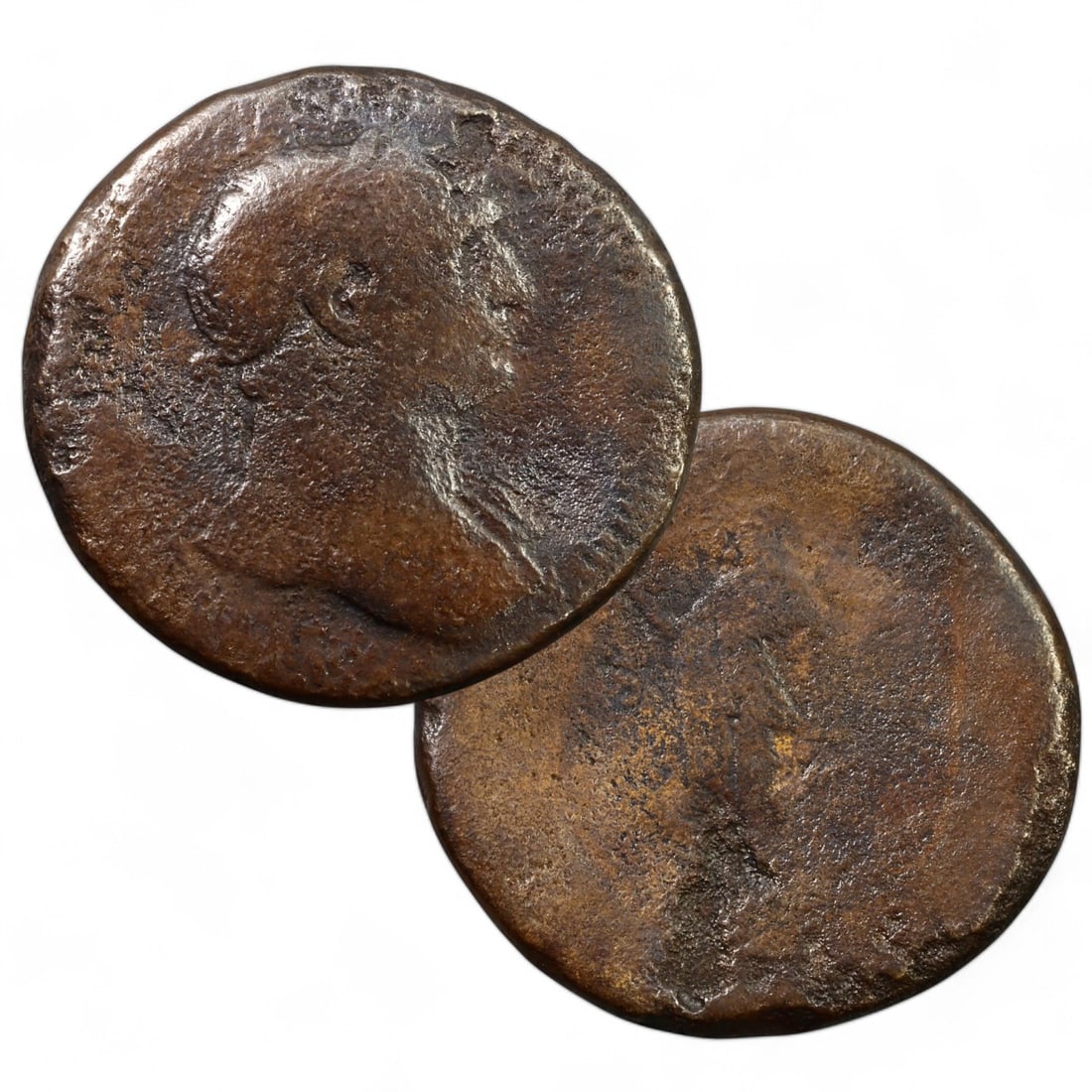 ROMAN EMPIRE: AE Sestertius Coin of Trajan, 98-117 CE (19g, 33mm) (1 of 3)