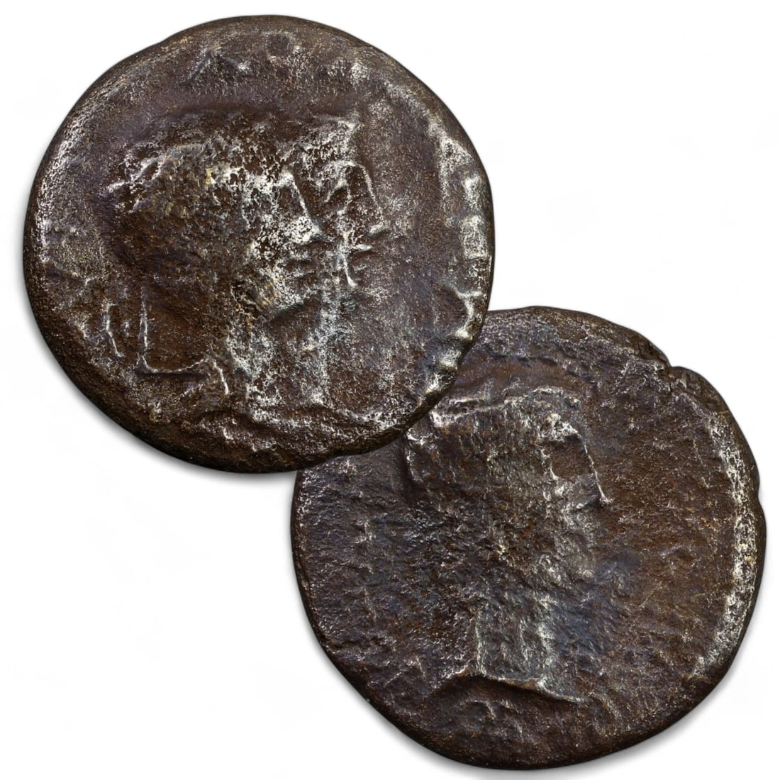 ROMAN REPUBLIC: AE As Coin with Janus Head, 2nd Century BCE (6g, 23mm) (1 of 3)