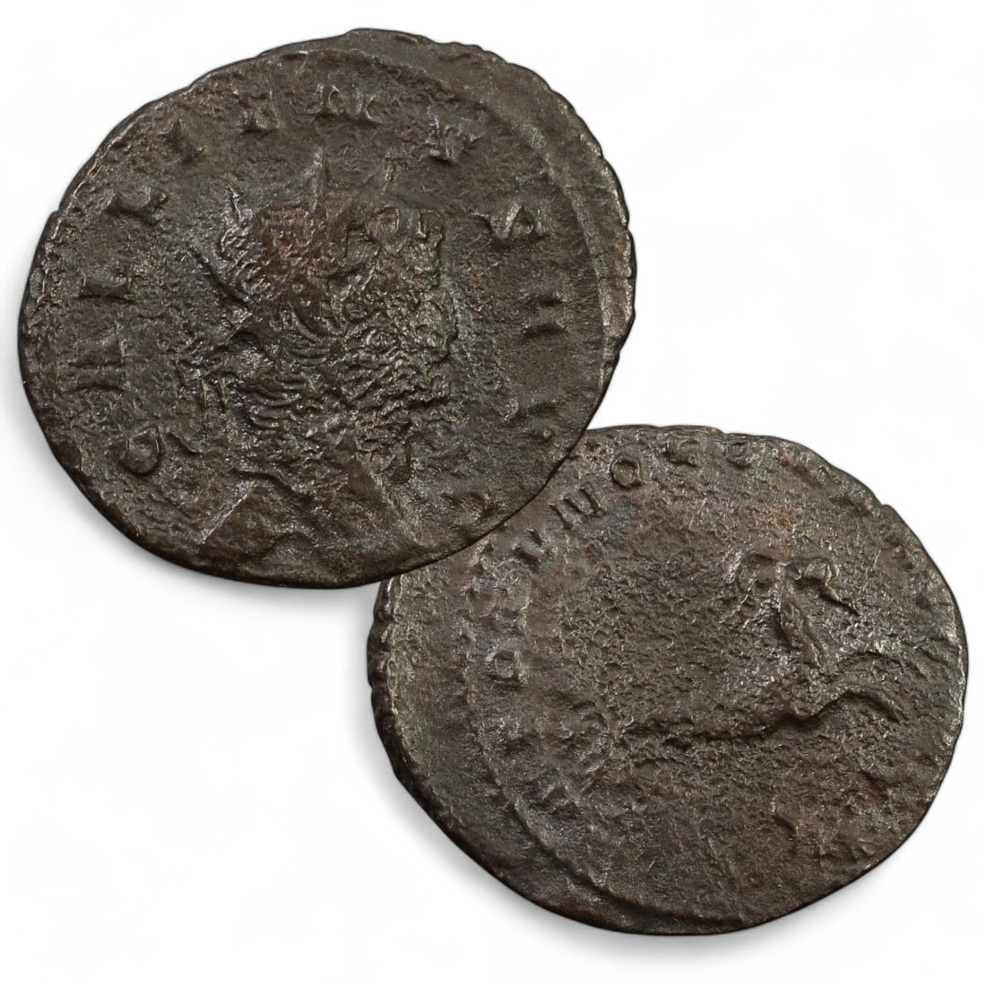 ROMAN EMPIRE: AE Antoninianus Coin of Gallienus, 253-268 CE (3g, 23mm) (1 of 3)