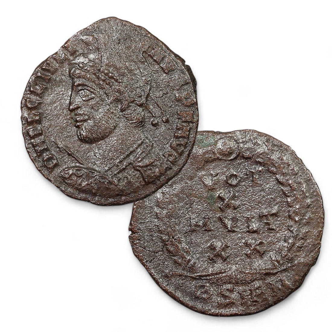 ROMAN EMPIRE: Bronze AE3 Coin of Constantius II, 4th Century CE (2g, 19mm) (1 of 3)