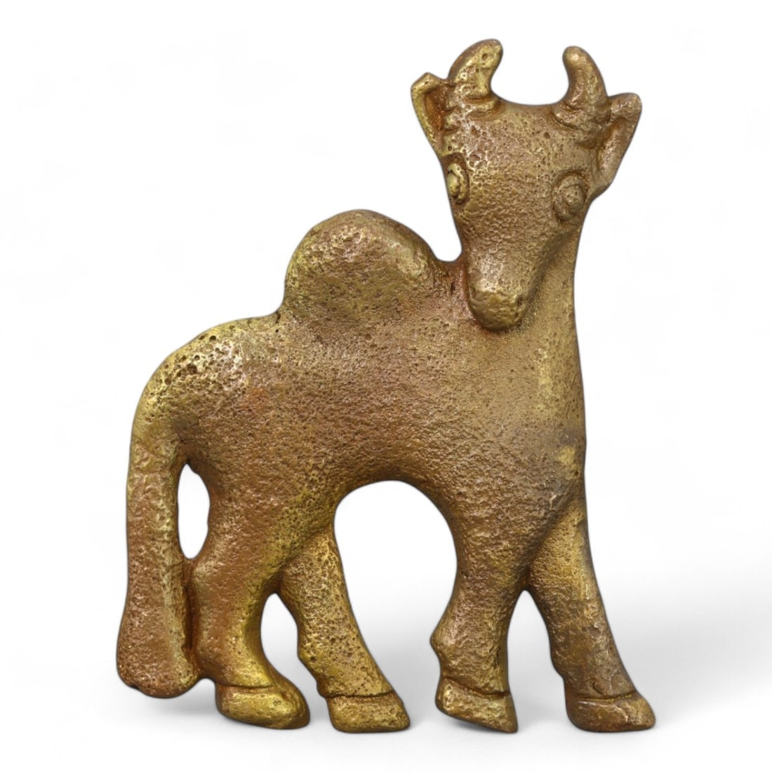 SINO-SIBERIAN: Bronze Belt Buckle, Central Asia (60g, 6.5 x 4.5cm) (1 of 2)