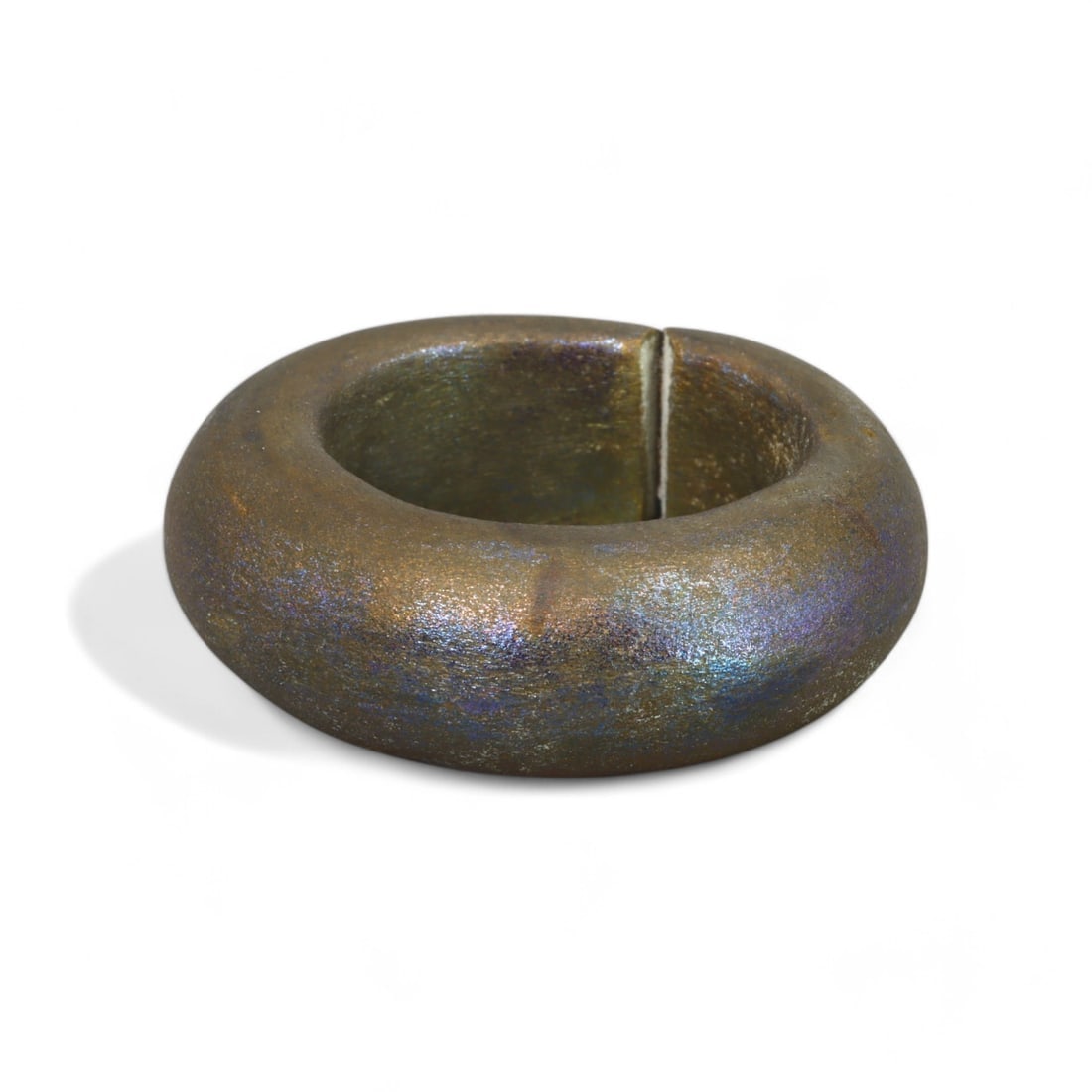 VIKING PROTO-MONEY: Gilt Bronze Ring (54g, 3.5x1 cm) (1 of 3)