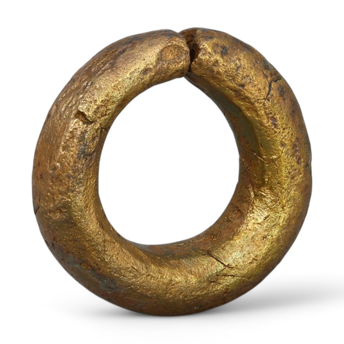 VIKING PROTO-MONEY: Gilt Bronze Ring (39g, 3.5cm) (1 of 2)