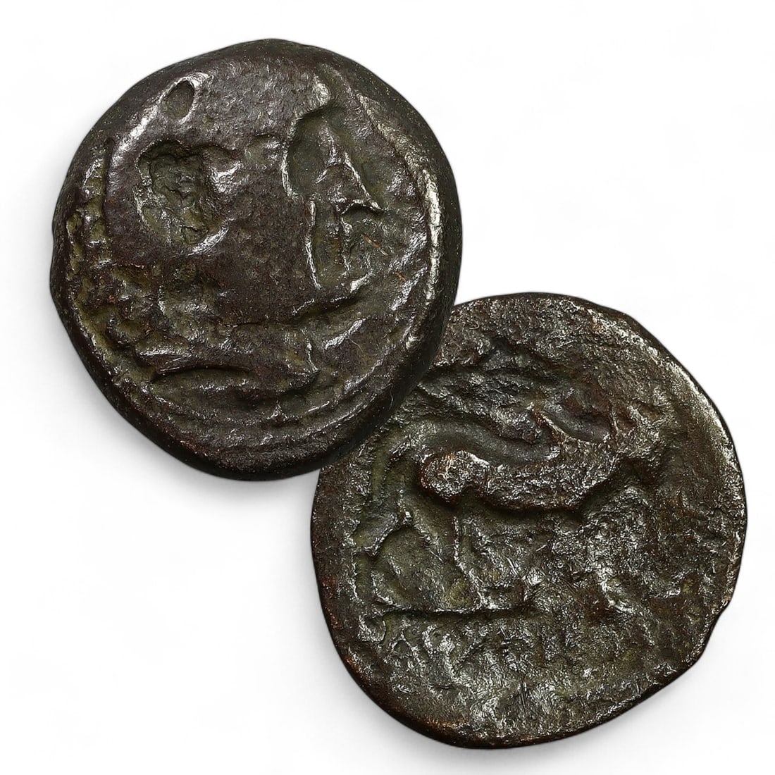 GREECE: Bronze AE Coin, 4th-2nd Century BCE (2g, 17mm) (1 of 3)