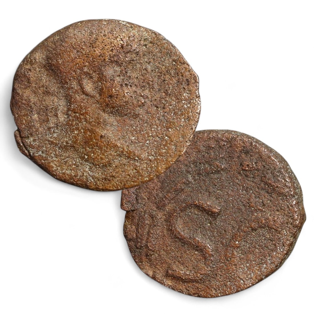ROMAN IMPERIAL: AE17 Bronze Coin with SC Reverse (3g, 17mm) (1 of 3)