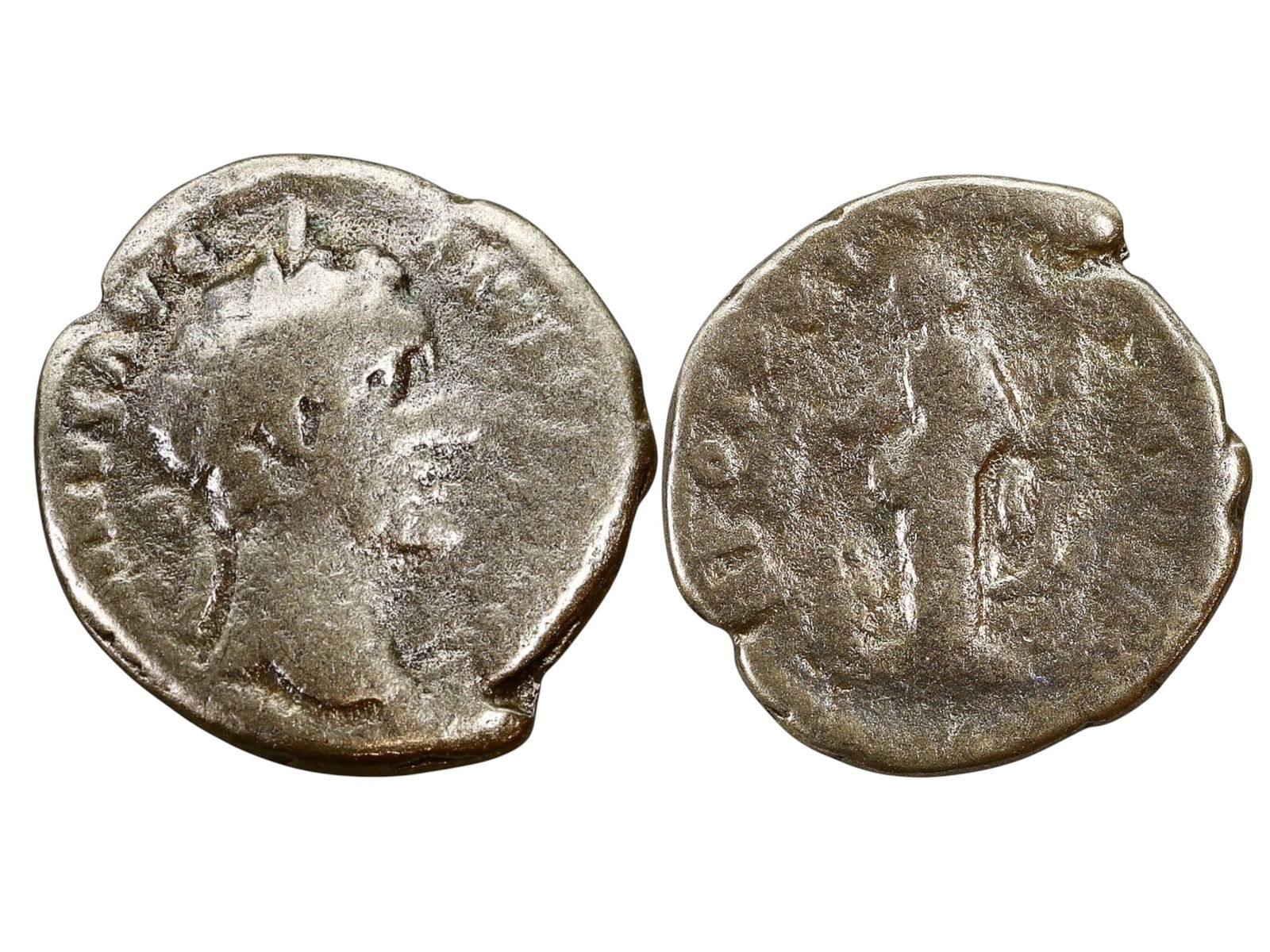 ROMAN EMPIRE: Silver Denarius of Antoninus Pius, MONETA AVG, 140-143 AD, Rome Mint (17mm, 2.9g) (1 of 3)