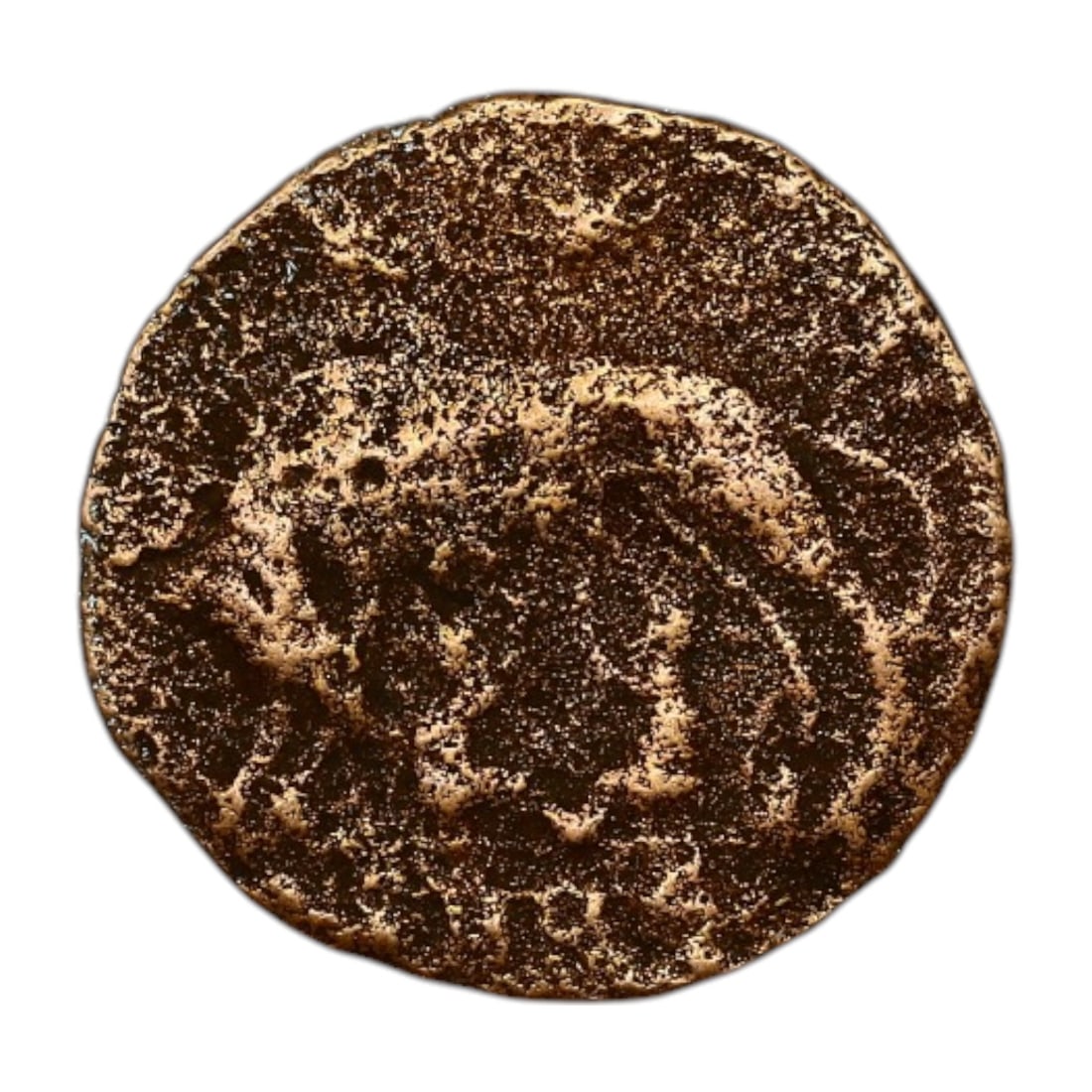 ROMAN EMPIRE: Ancient AE16 Bronze Coin, 1.5g: Spanning over 1,000 years of history, Roman bronze coins circulated from the early days of the Roman Republic (509-27 BC) through the height of the Imperial era (27 BC - 476 AD) and into the diverse p