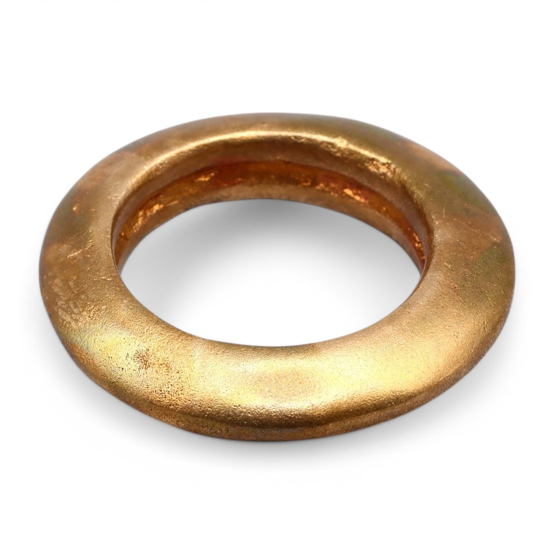 ANCIENT EUROPE: Celtic Bronze Ring Money, 35mm, 24g (1 of 2)