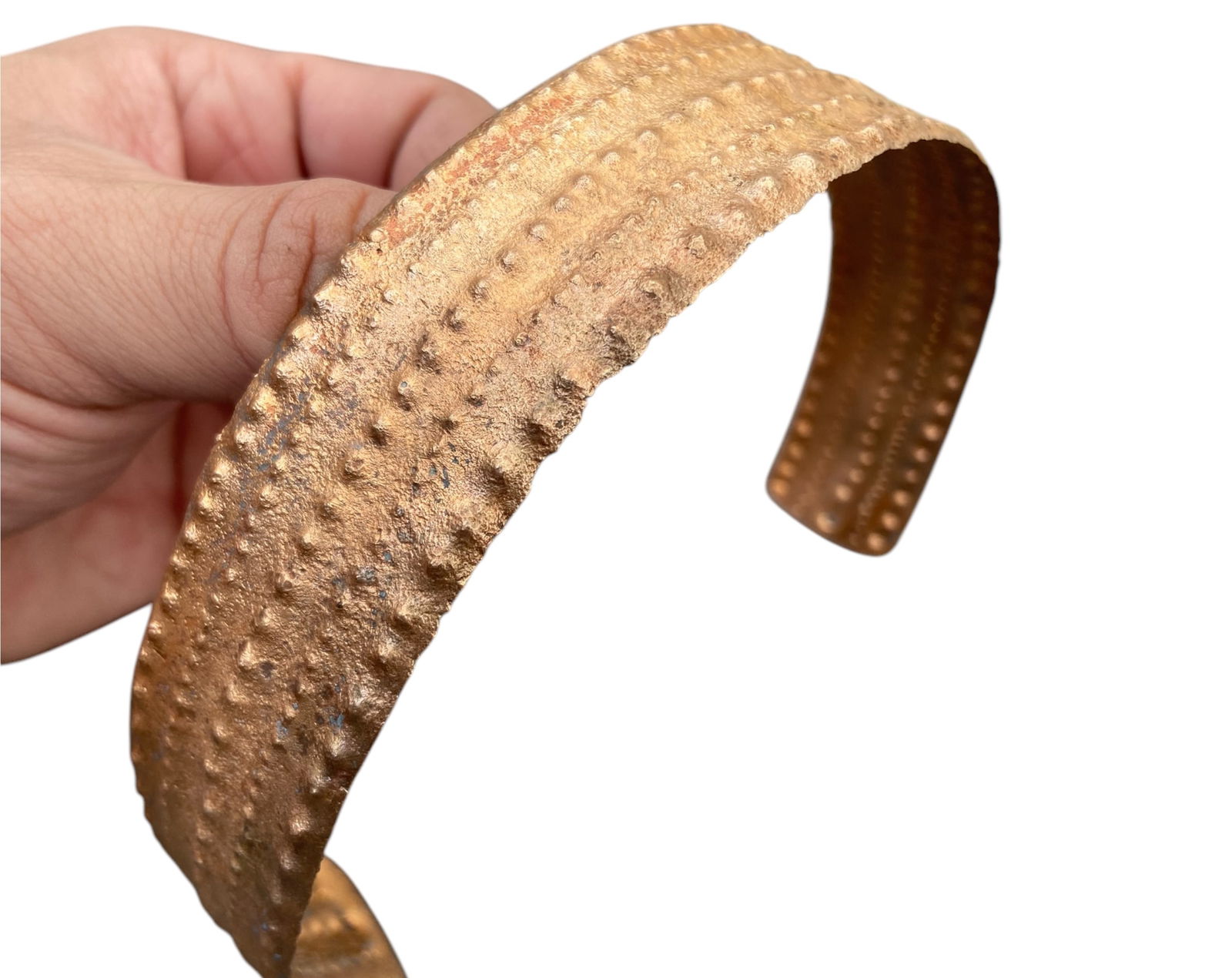 ANCIENT MESOPOTAMIAN: Gold-Gilt Bronze Diadem or Head Ornament - 13cm, 46g (1 of 5)