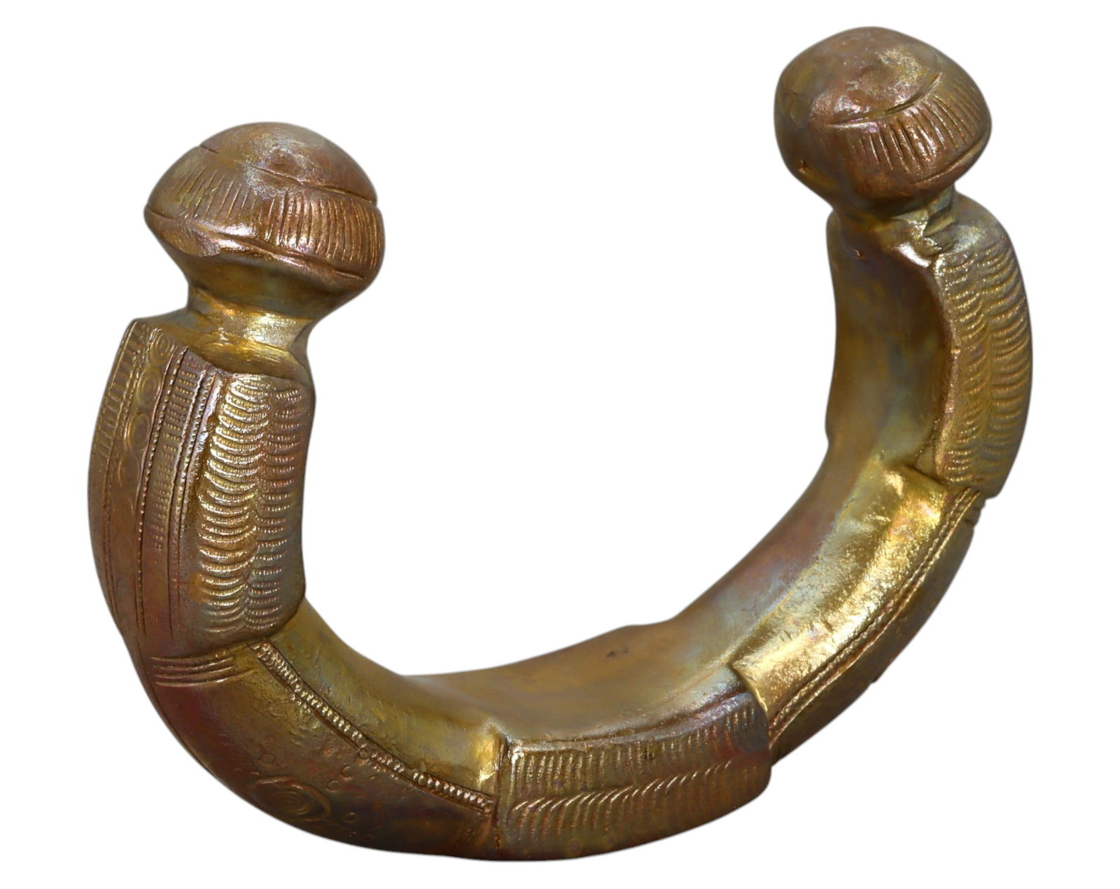 NIGERIA: King Manilla - Heavy Bronze Prestige Currency, 19th-20th Century (1 of 4)