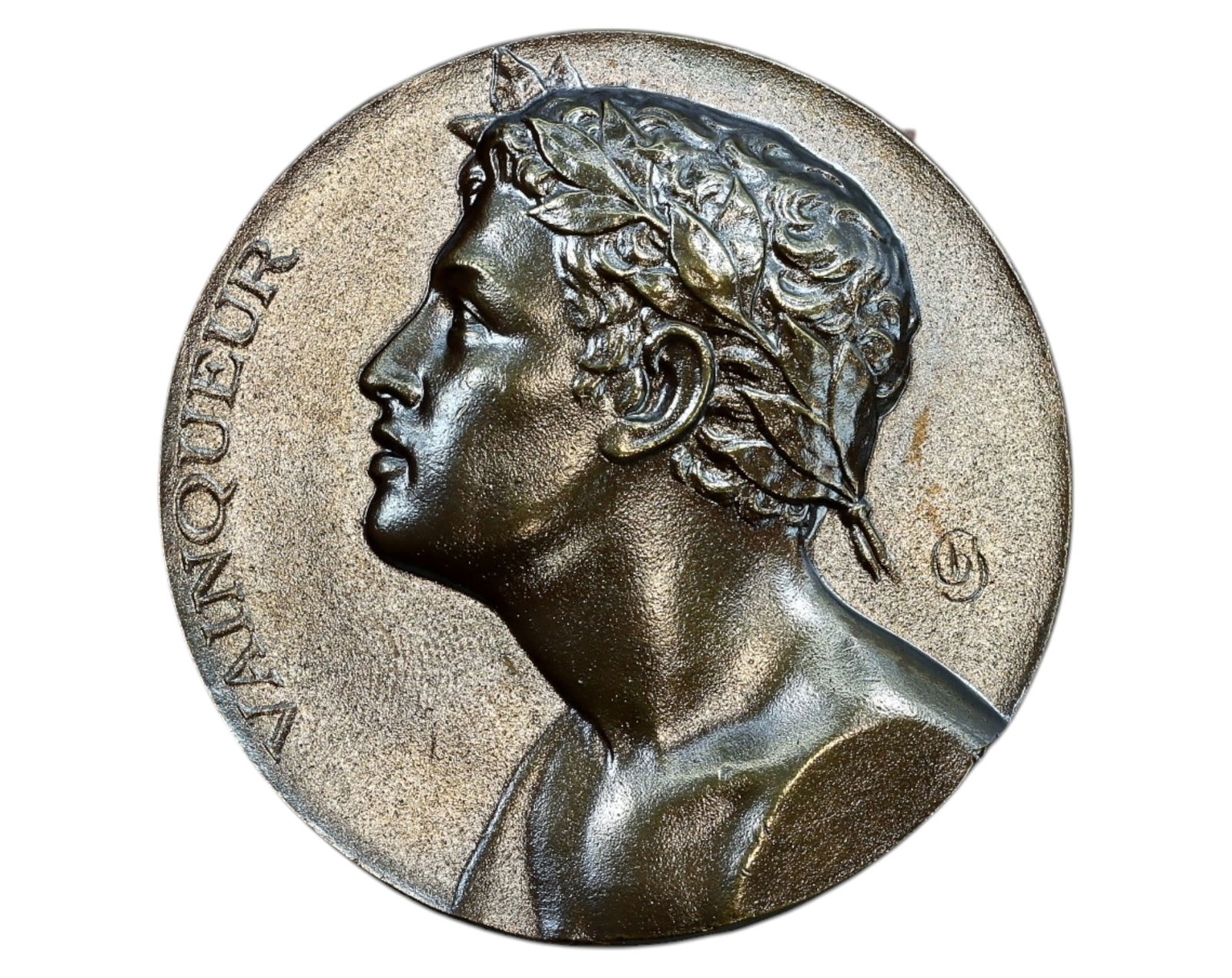 FRANCE: "Vainqueur" Rallye Riviere Medal - Bronze, 1961 (1 of 3)