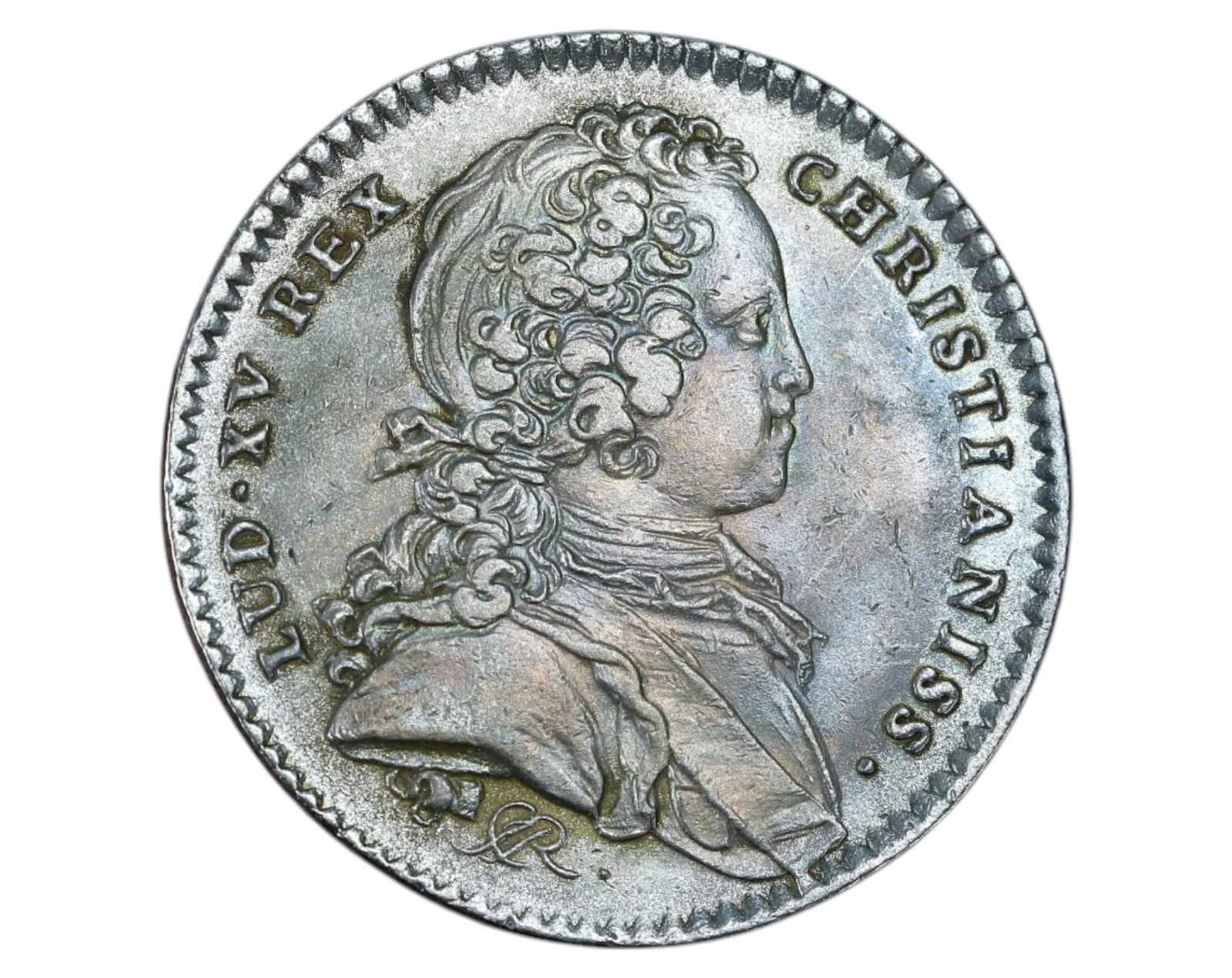 FRANCE: Louis XV - Silver Jeton of the Estates of Brittany, 1724 (Saint-Brieuc Mint) (1 of 3)