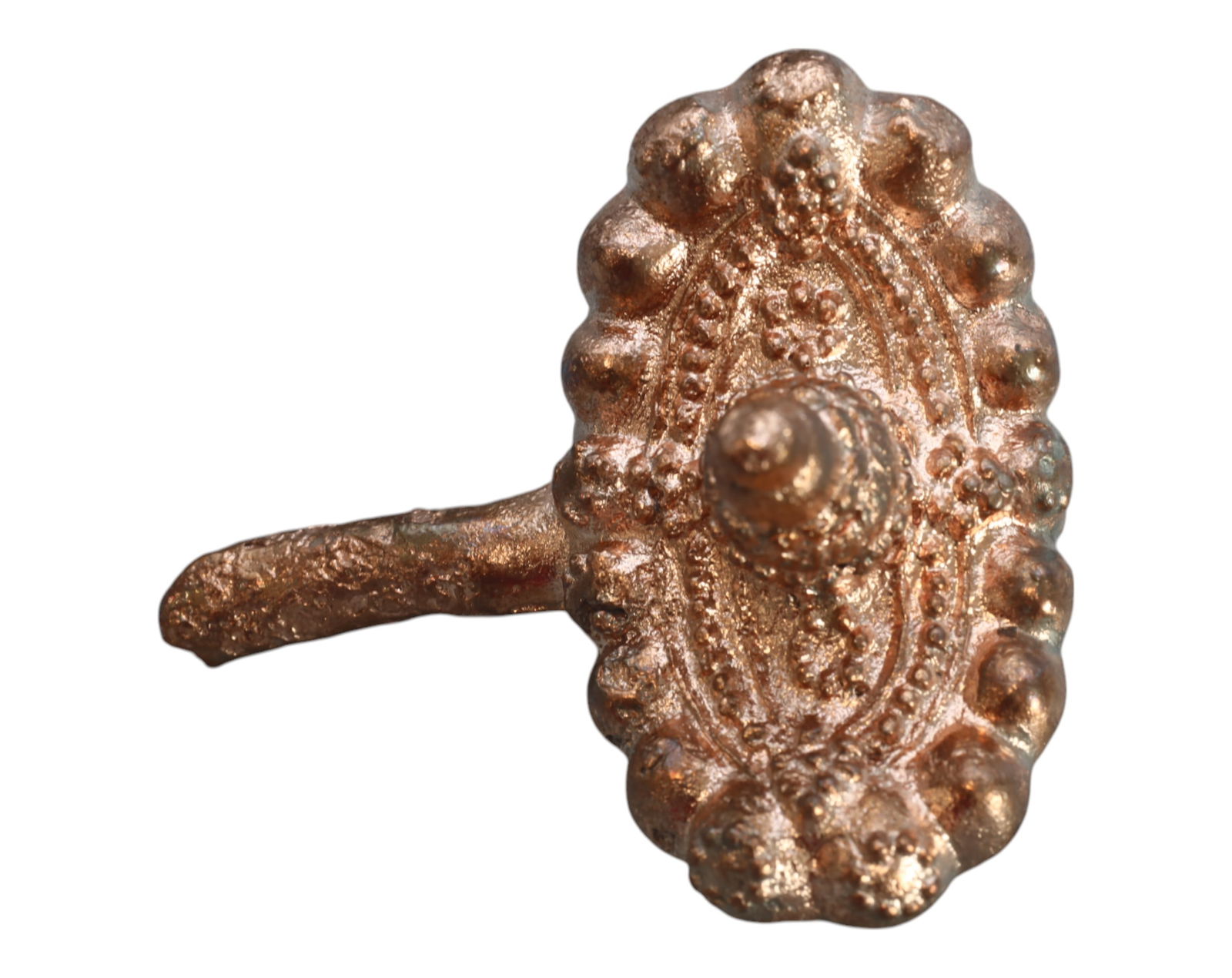 ARCHER'S THUMB RING - Ornate Bronze, 6.2x7cm, 129g (1 of 4)