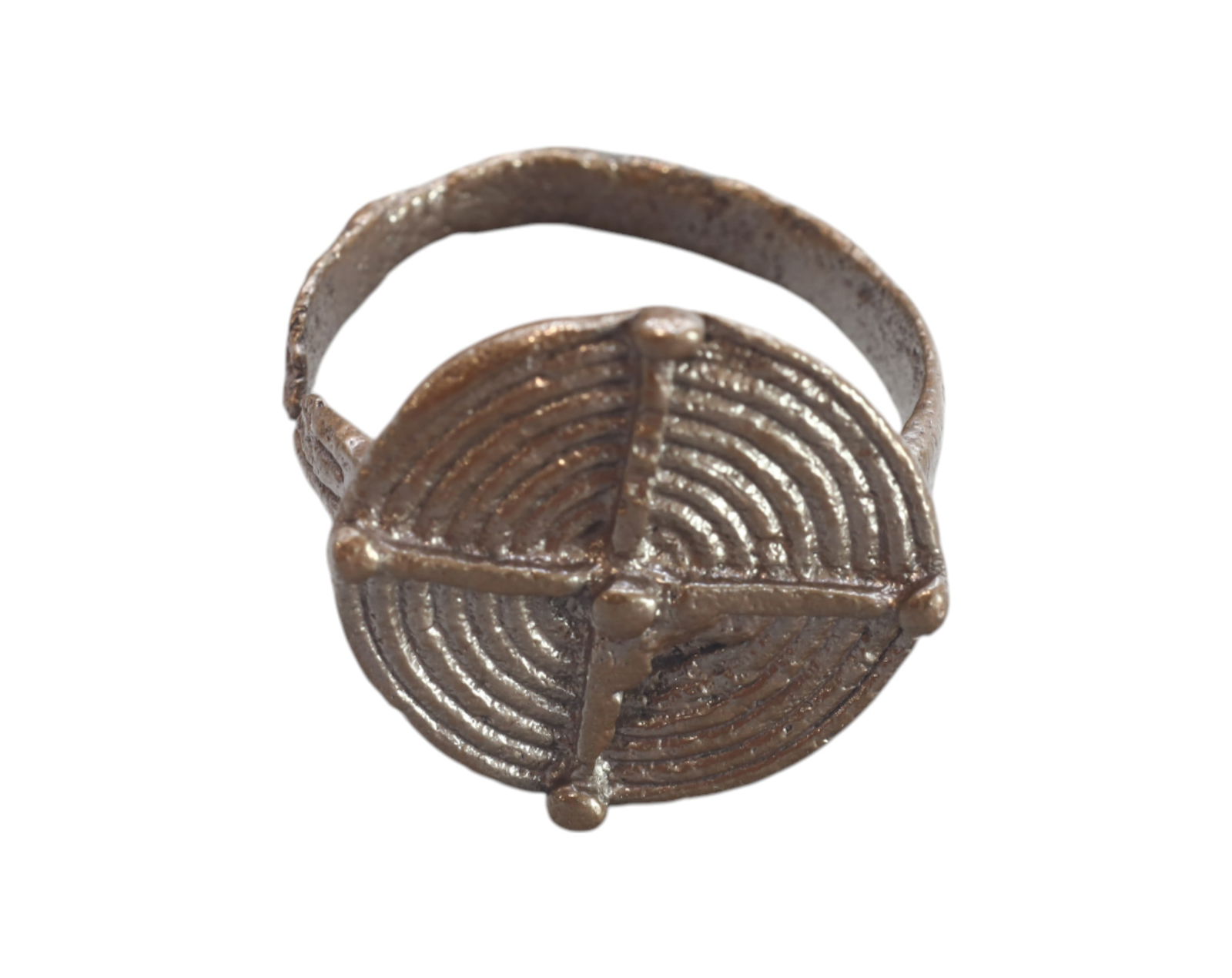 ANCIENT NEAR EAST: Luristan Bronze Ring - 8.5 US, 5g, Circa 1000-600 BCE (1 of 3)