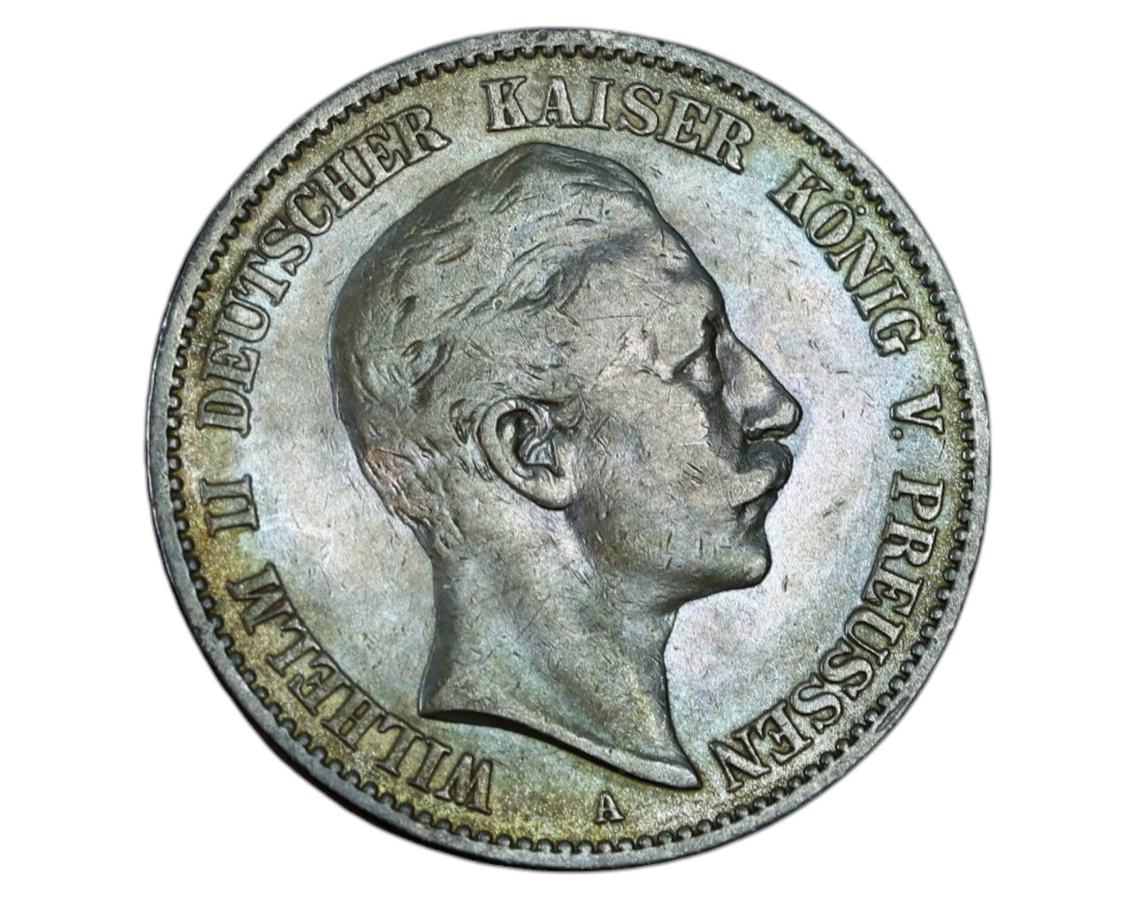 GERMANY: German Empire - 2 Mark, 1898 A "Prussia" Silver Coin (1 of 3)