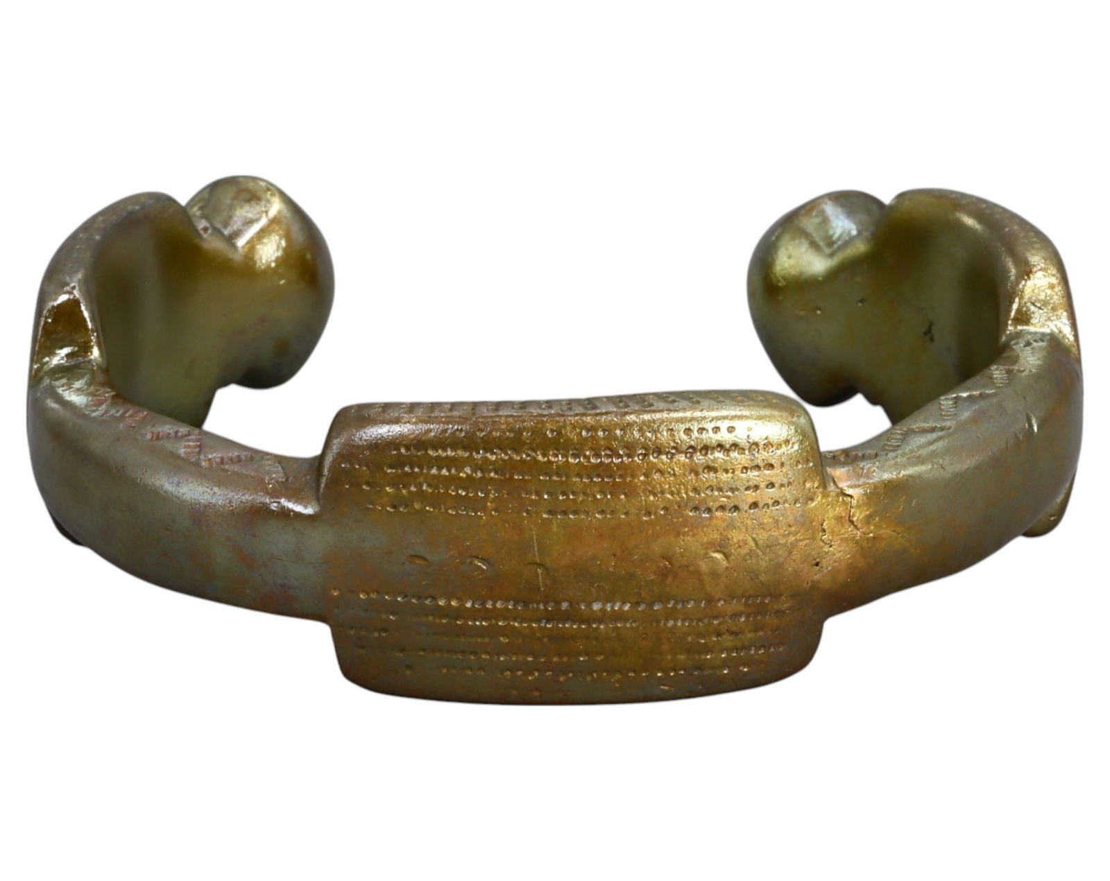 WEST AFRICA: Decorated Manilla Trade Currency - Bronze, 18th-19th Century (1 of 4)